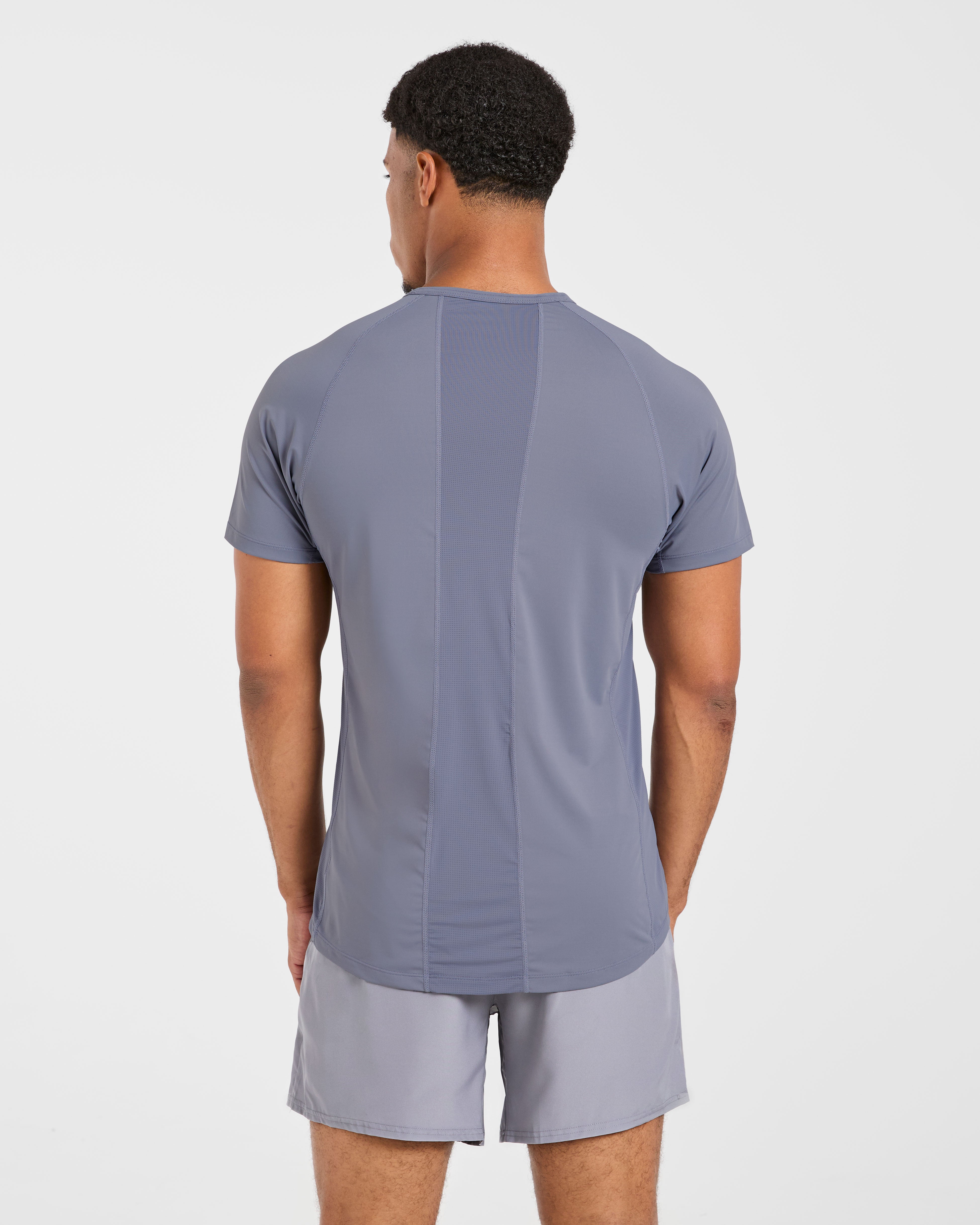 Compression Relaxed T Shirt - Slate Grey