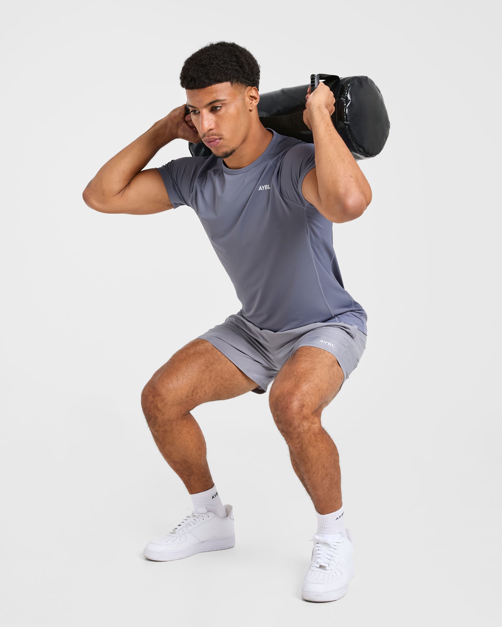 Compression Relaxed T Shirt - Slate Grey