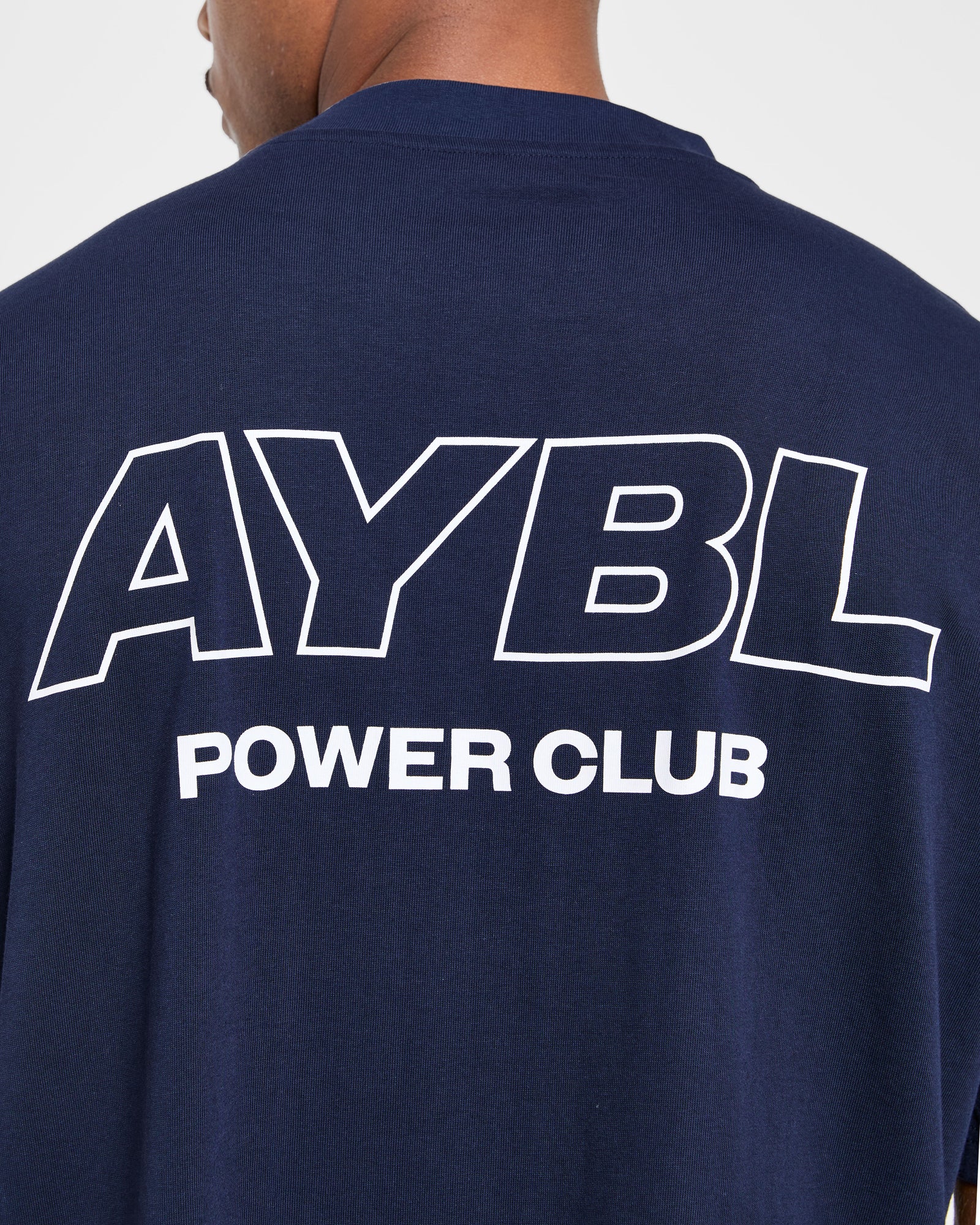 Power Club Oversized T Shirt - Navy