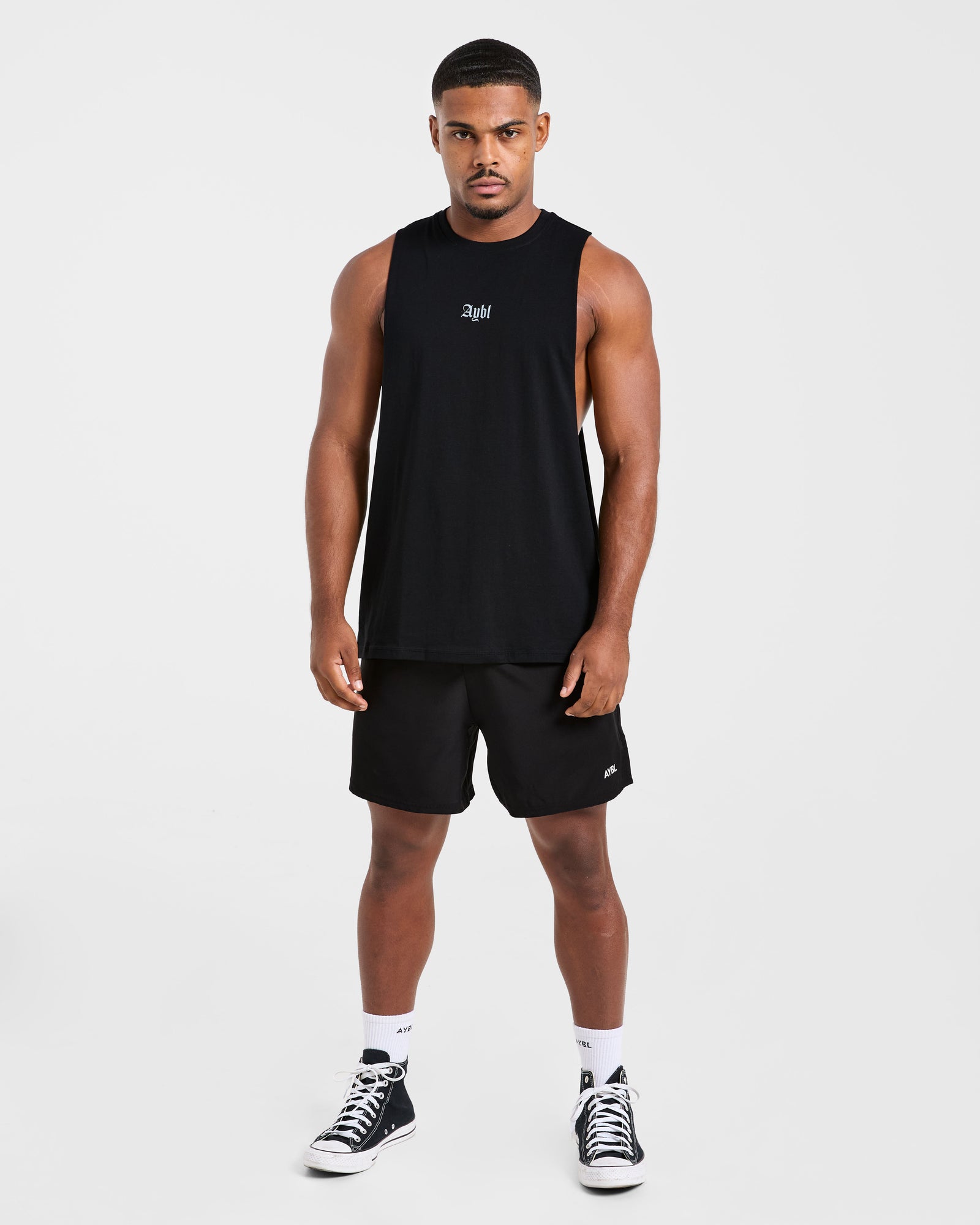 Deadlift Graphic Tank - Black/Blue