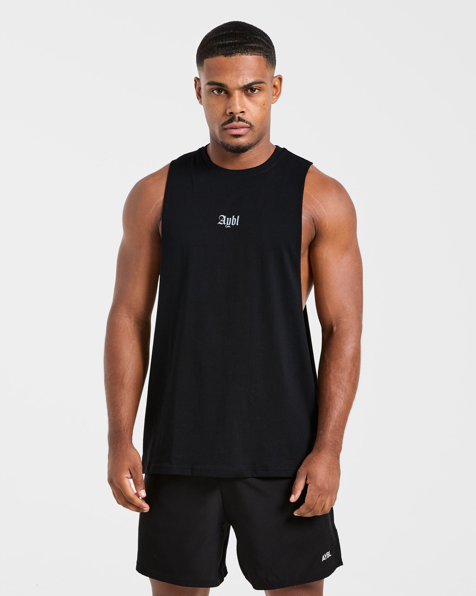 Deadlift Graphic Tank - Black/Blue