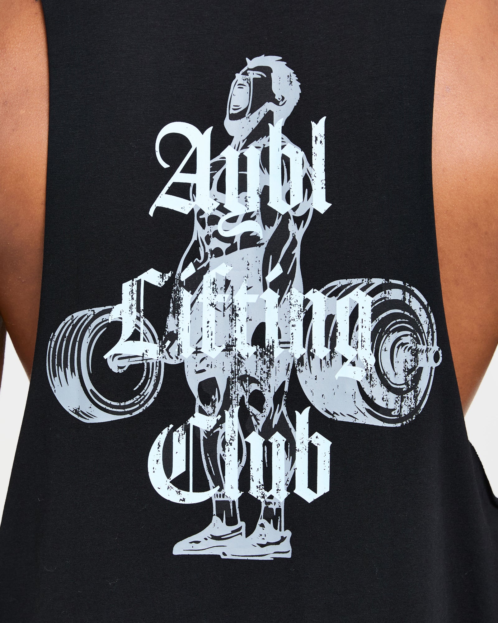 Deadlift Graphic Tank - Black/Blue