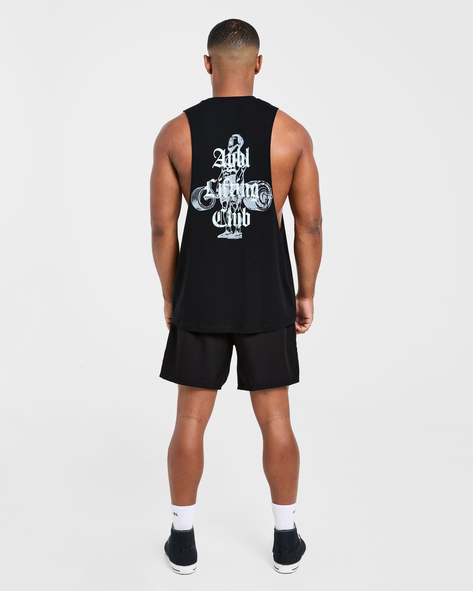 Deadlift Graphic Tank - Black/Blue