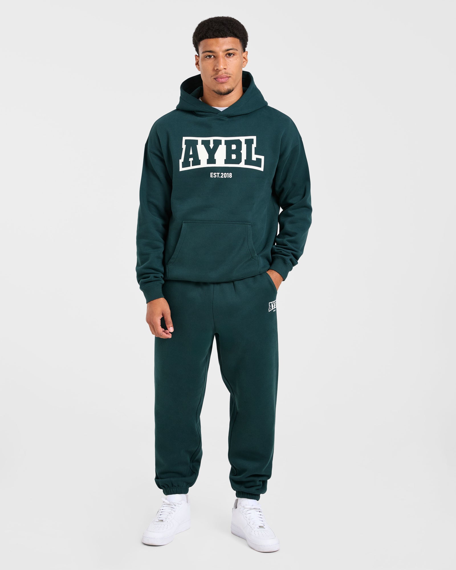 Academy Oversized Hoodie - Pine Green