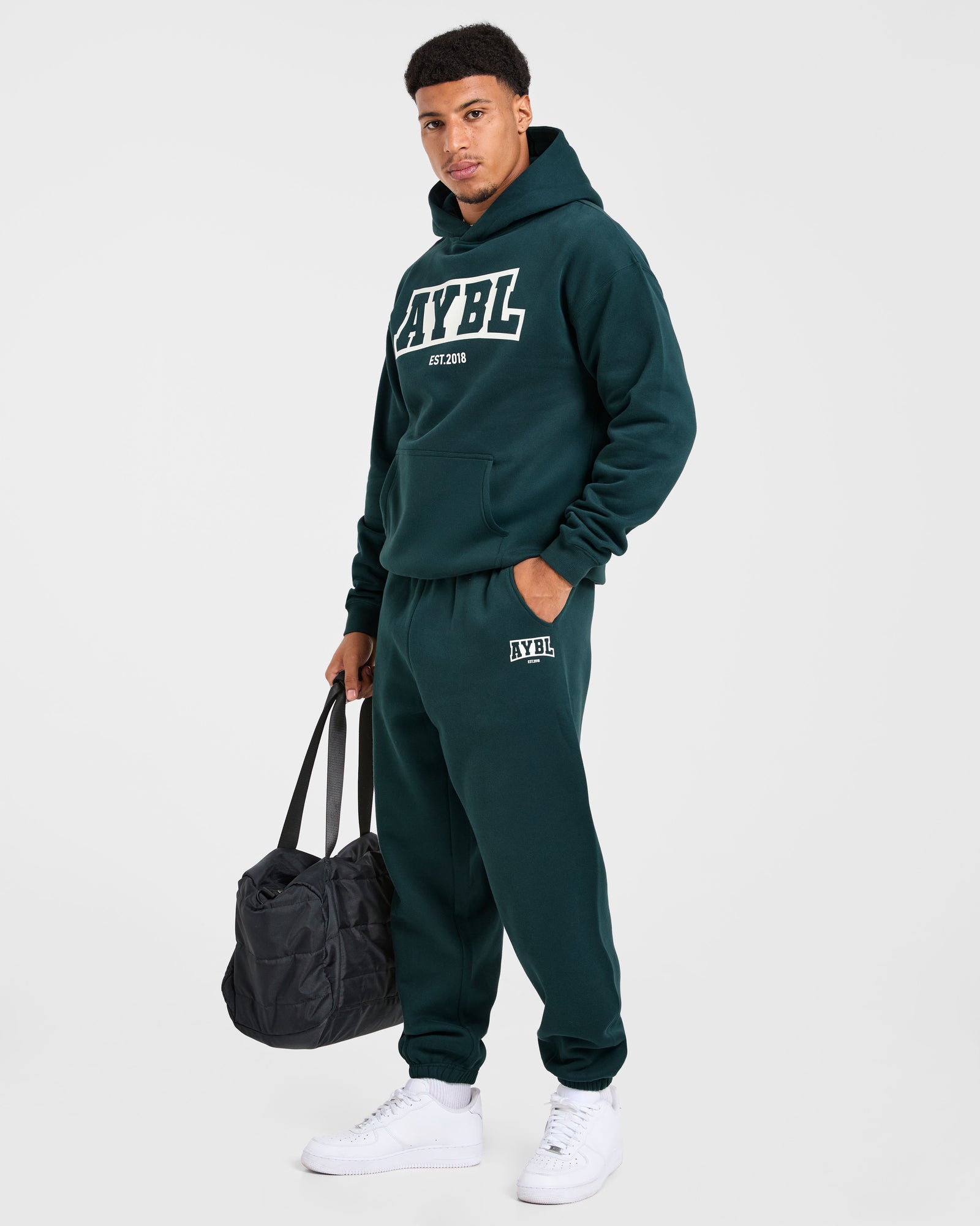 Academy Oversized Hoodie - Pine Green