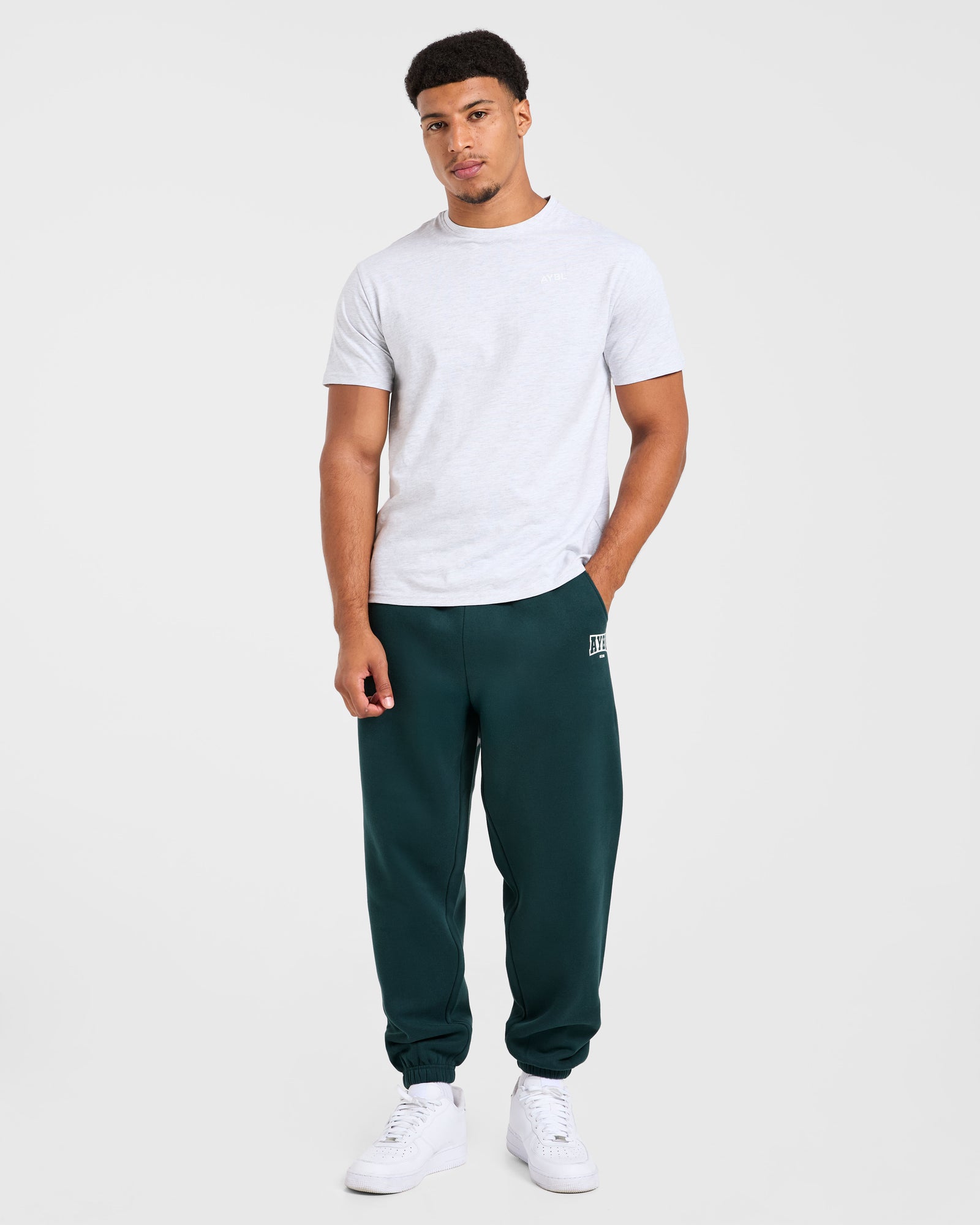 Academy Oversized Joggers - Pine Green