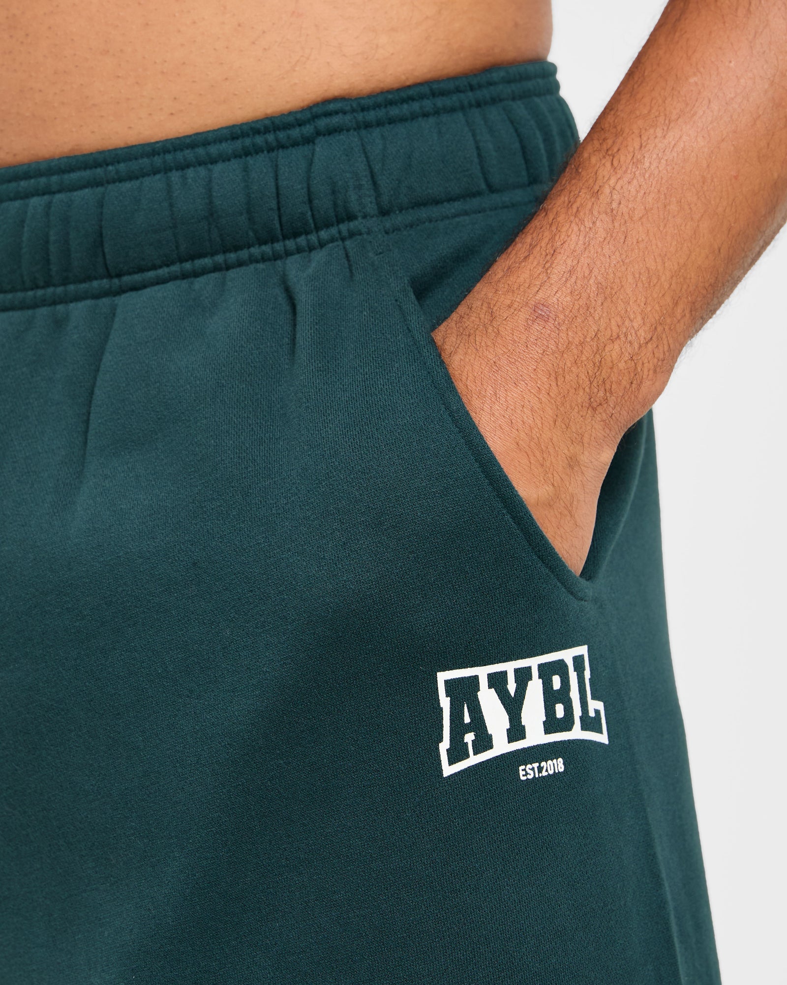 Academy Oversized Joggers - Pine Green