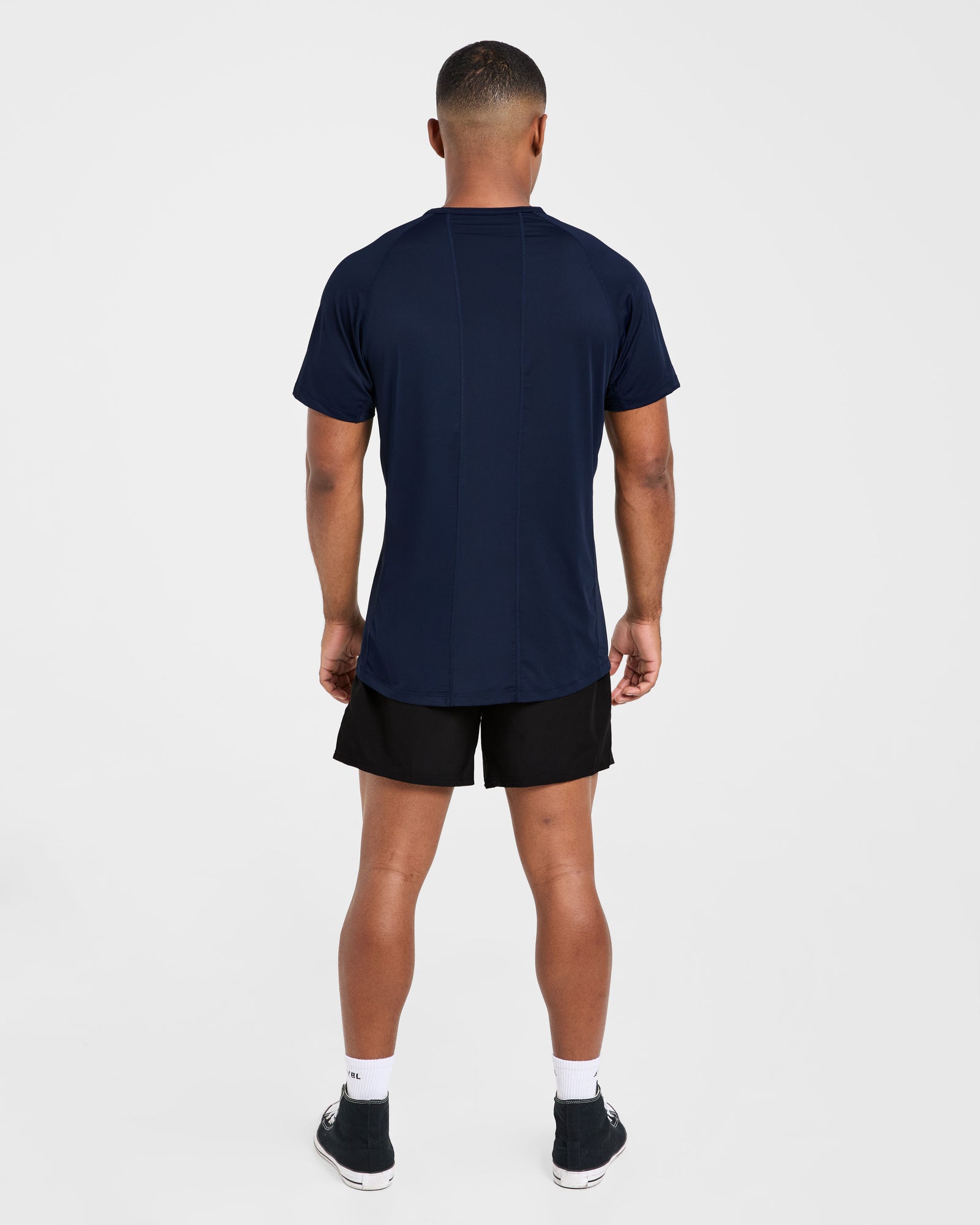 Compression Relaxed T Shirt - Navy