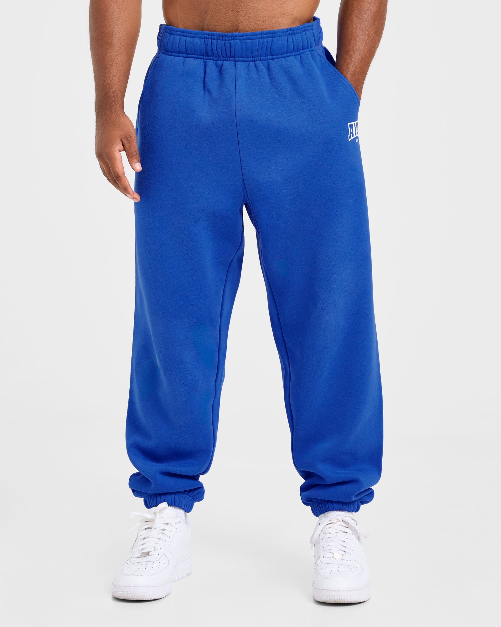 Academy Oversized Joggers - Cobalt