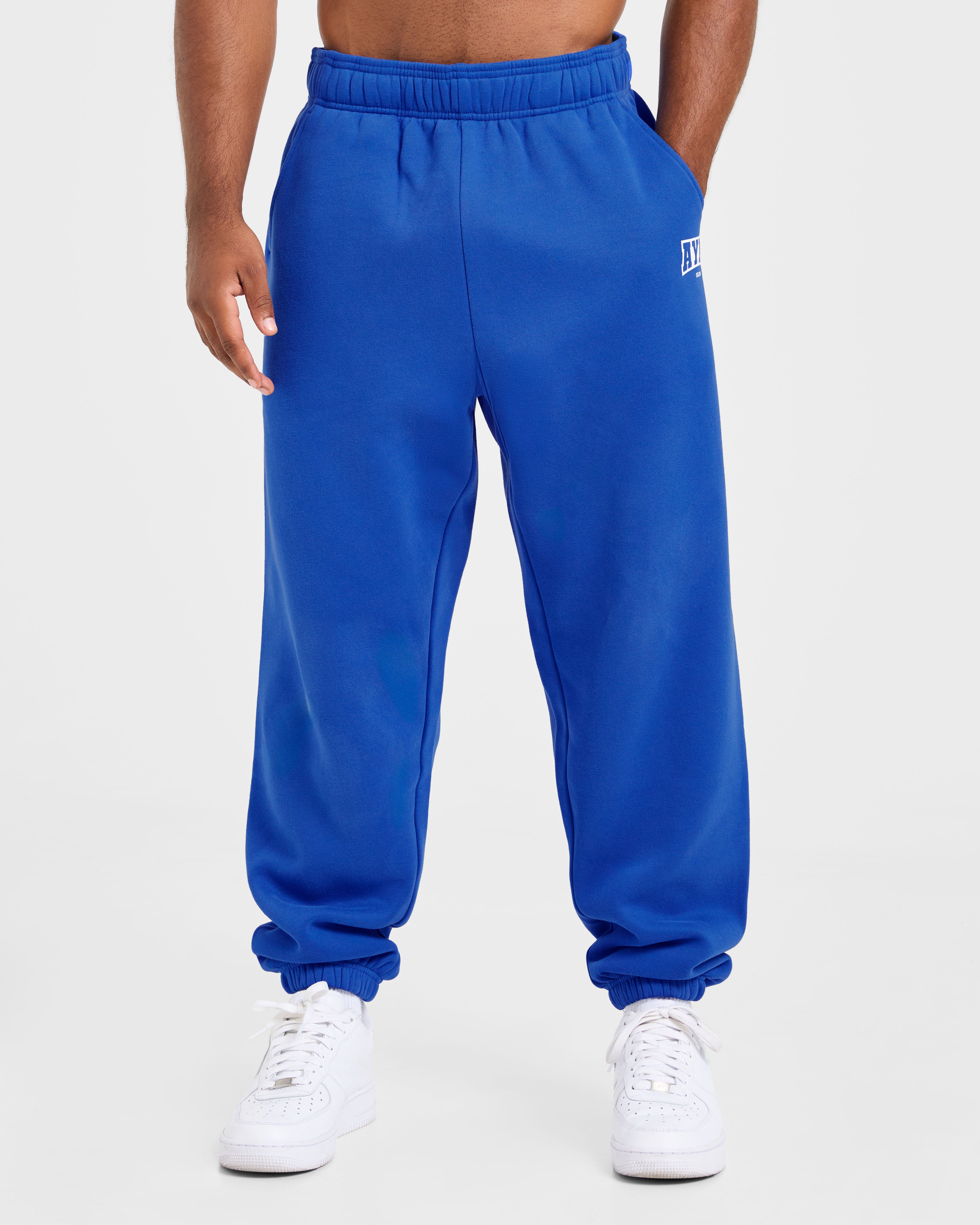 Academy Oversized Joggers - Cobalt