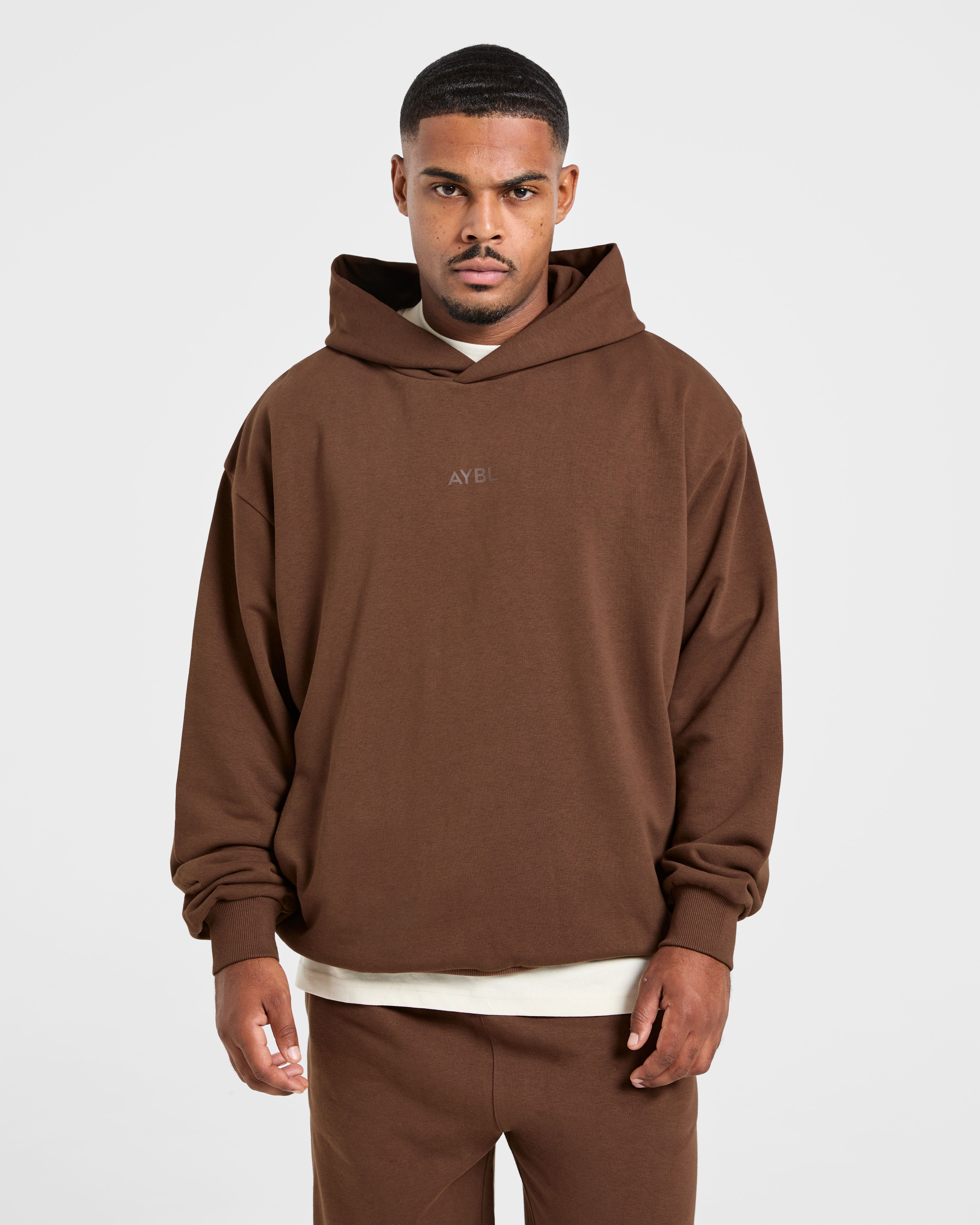 Craft Oversized Hoodie - Brown