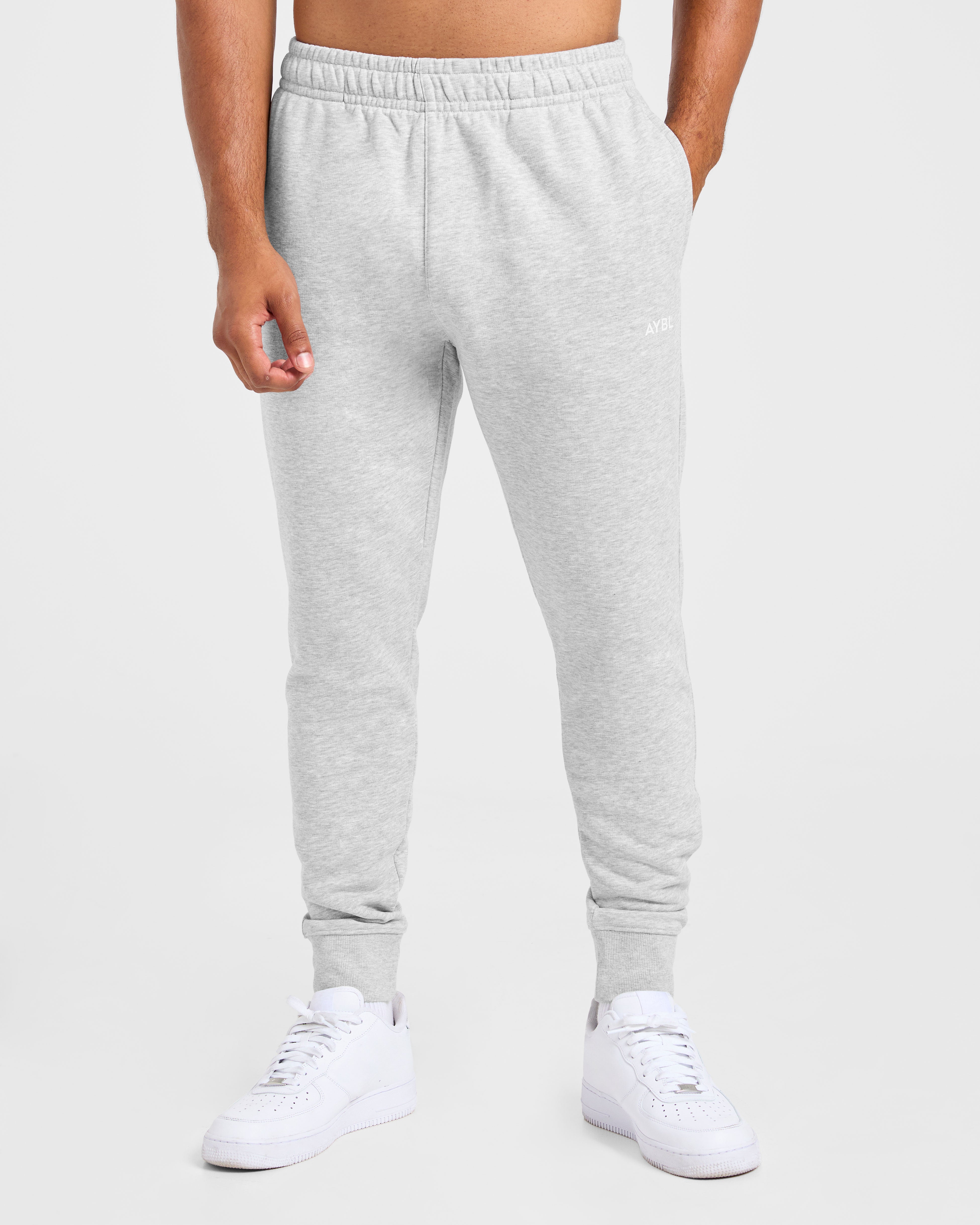 Essential Lightweight Joggers - Grey Marl
