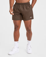 Core 5" Shorts - Deep Brown
