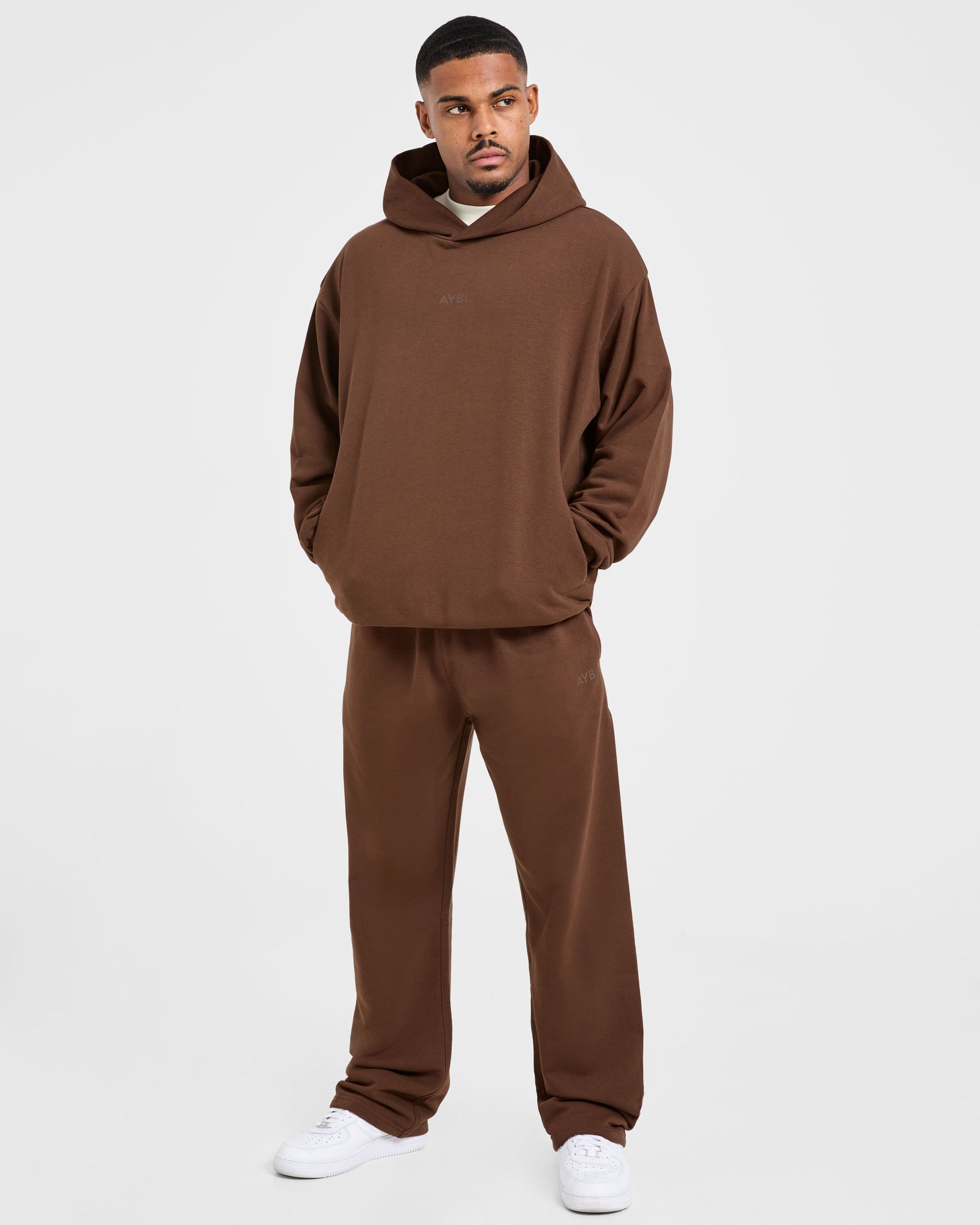 Craft Oversized Straight Leg Joggers - Brown