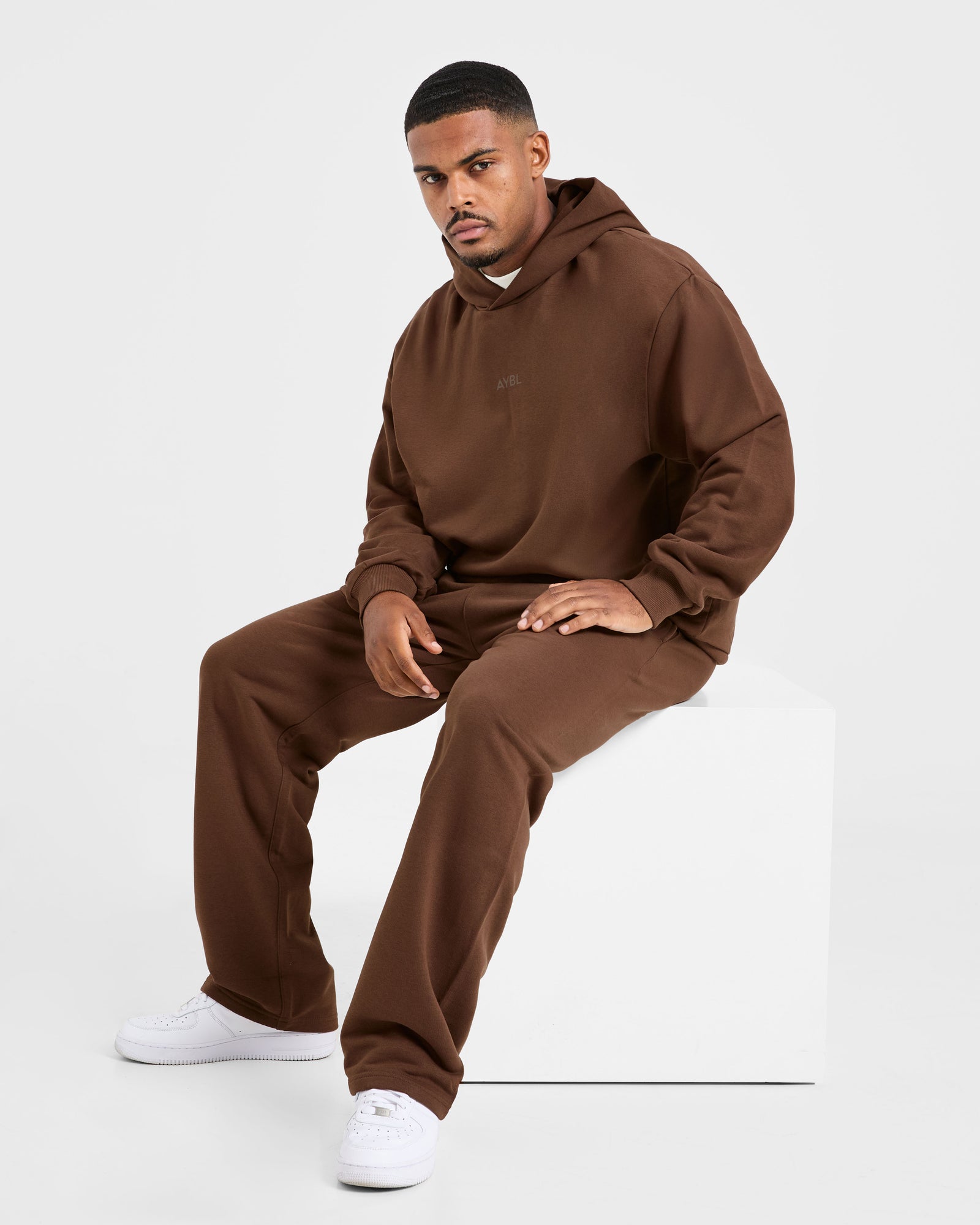 Craft Oversized Straight Leg Joggers - Brown