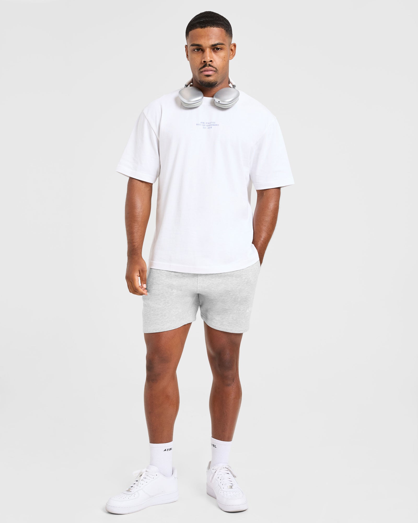 Essential Lightweight 5" Shorts - Grey Marl