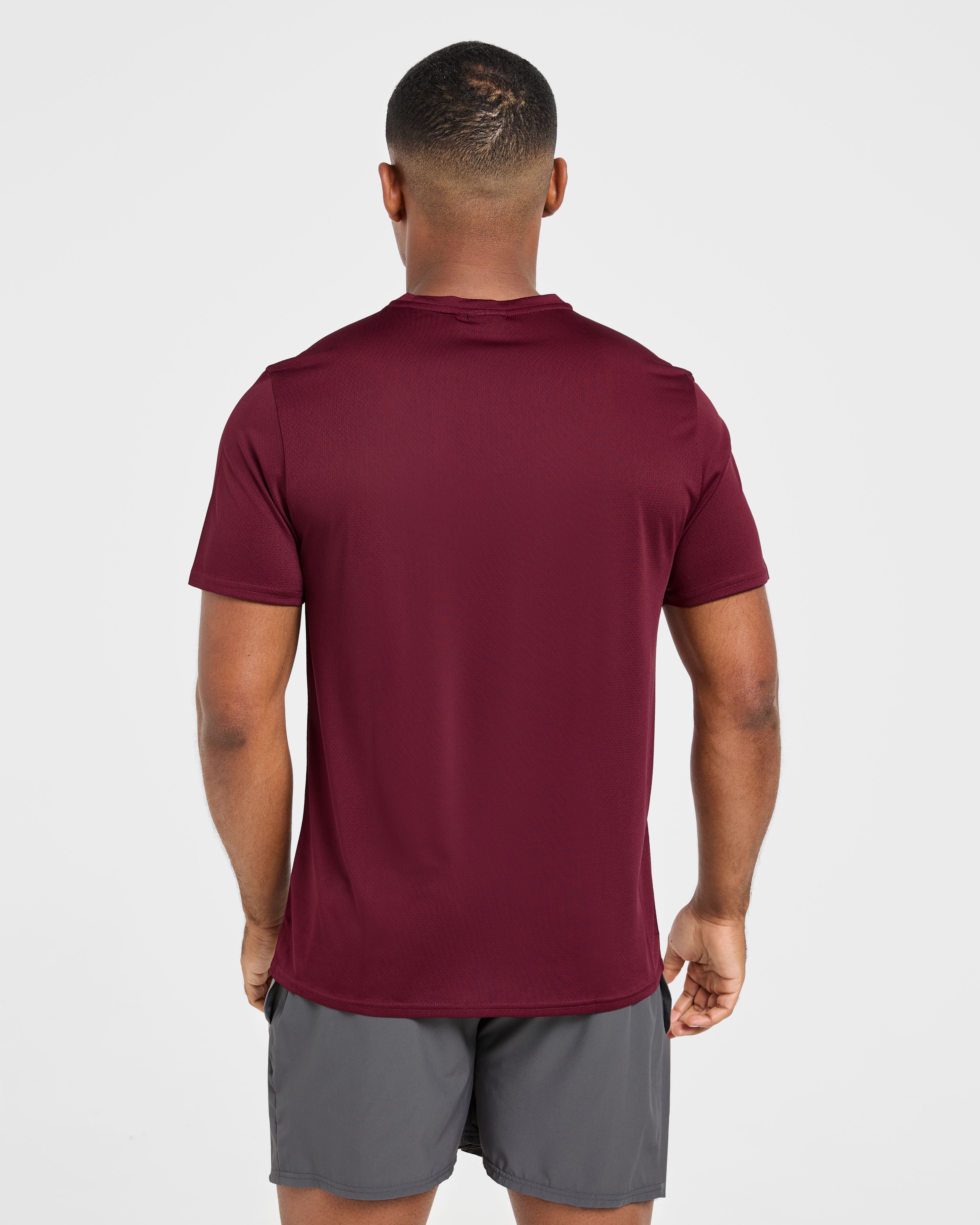 Origin T Shirt - Merlot Red