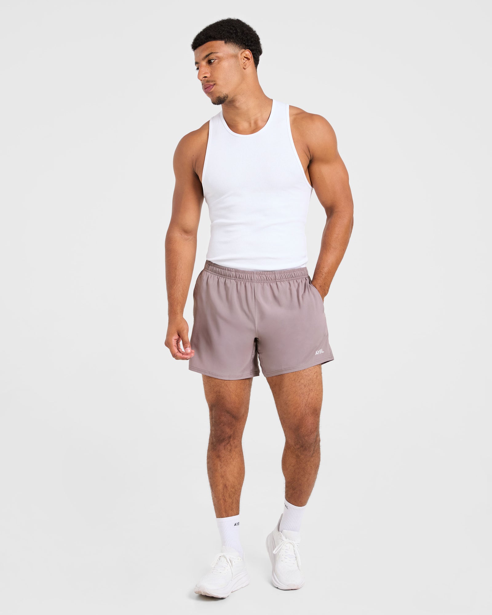 Core 5" Shorts - Steel Mauve