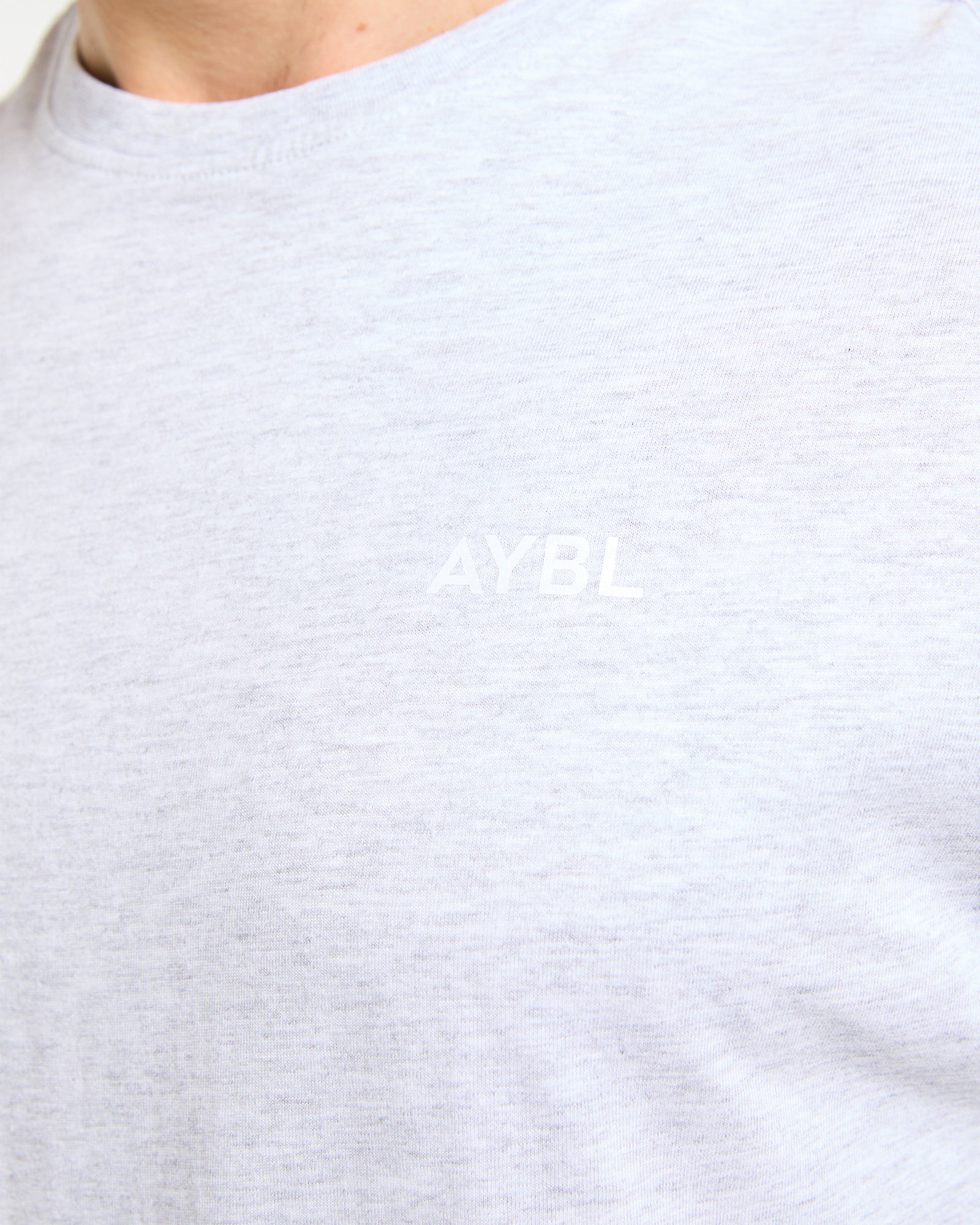 Essential T Shirt - Light Grey Marl