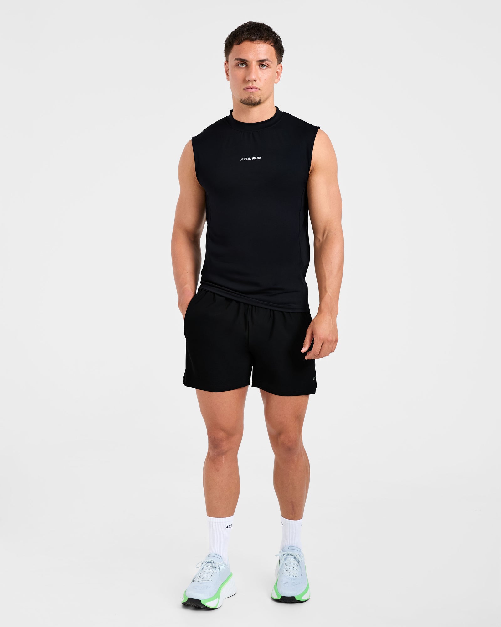 Run Slim Tank - Black