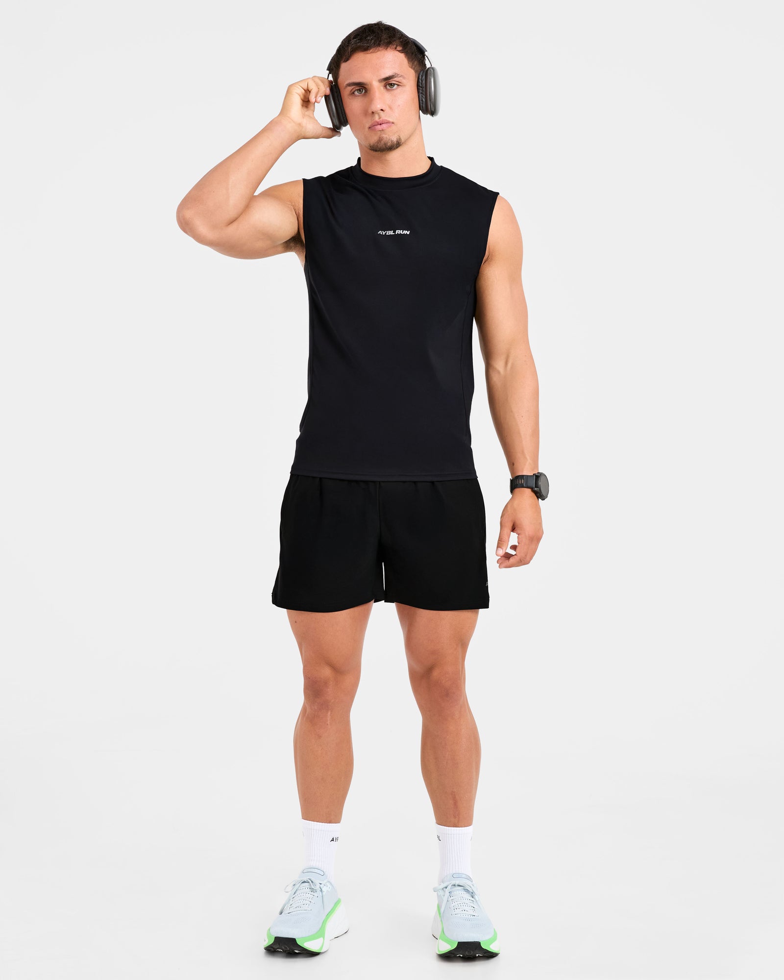 Run Slim Tank - Black