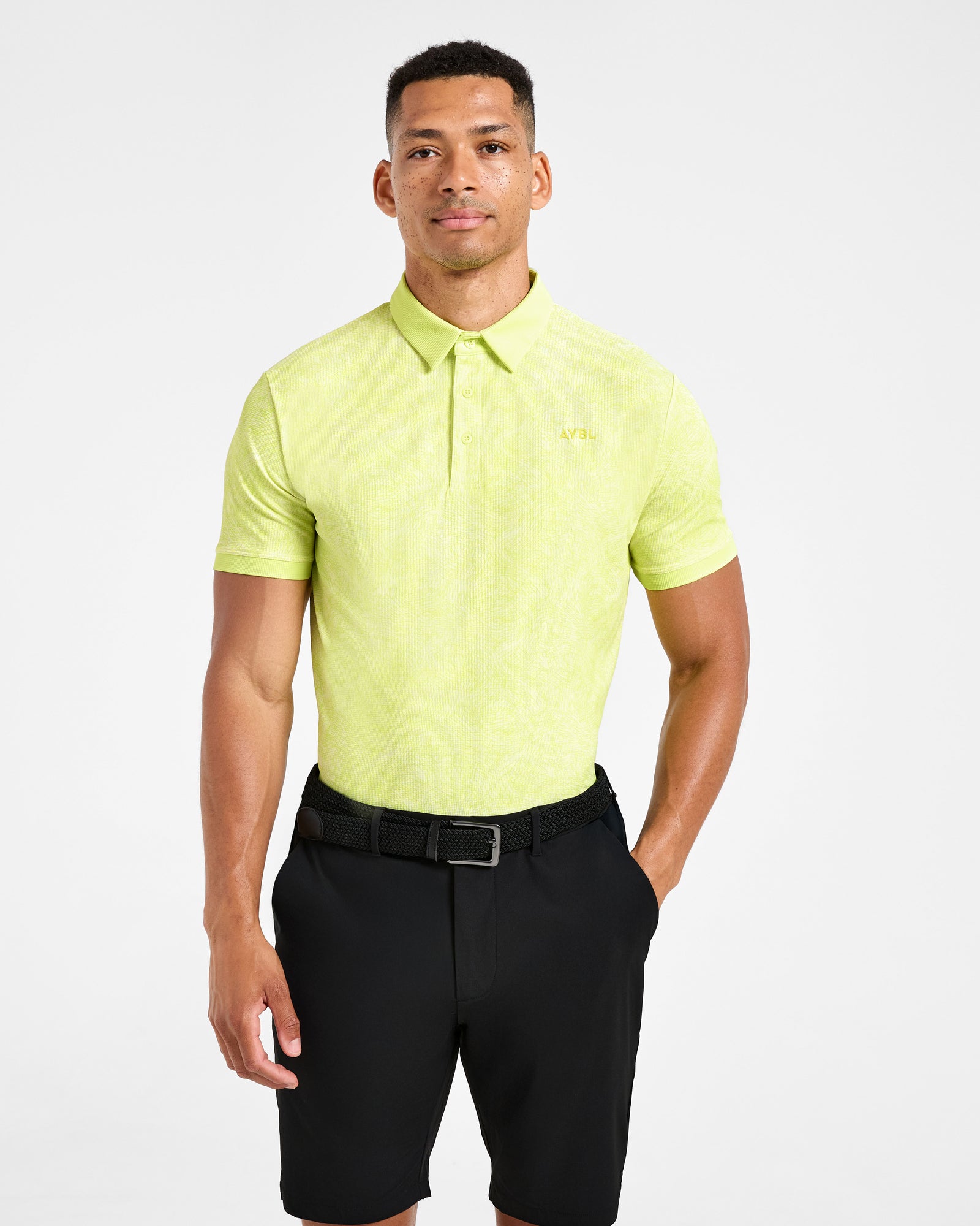 Precision Static Polo - Lime