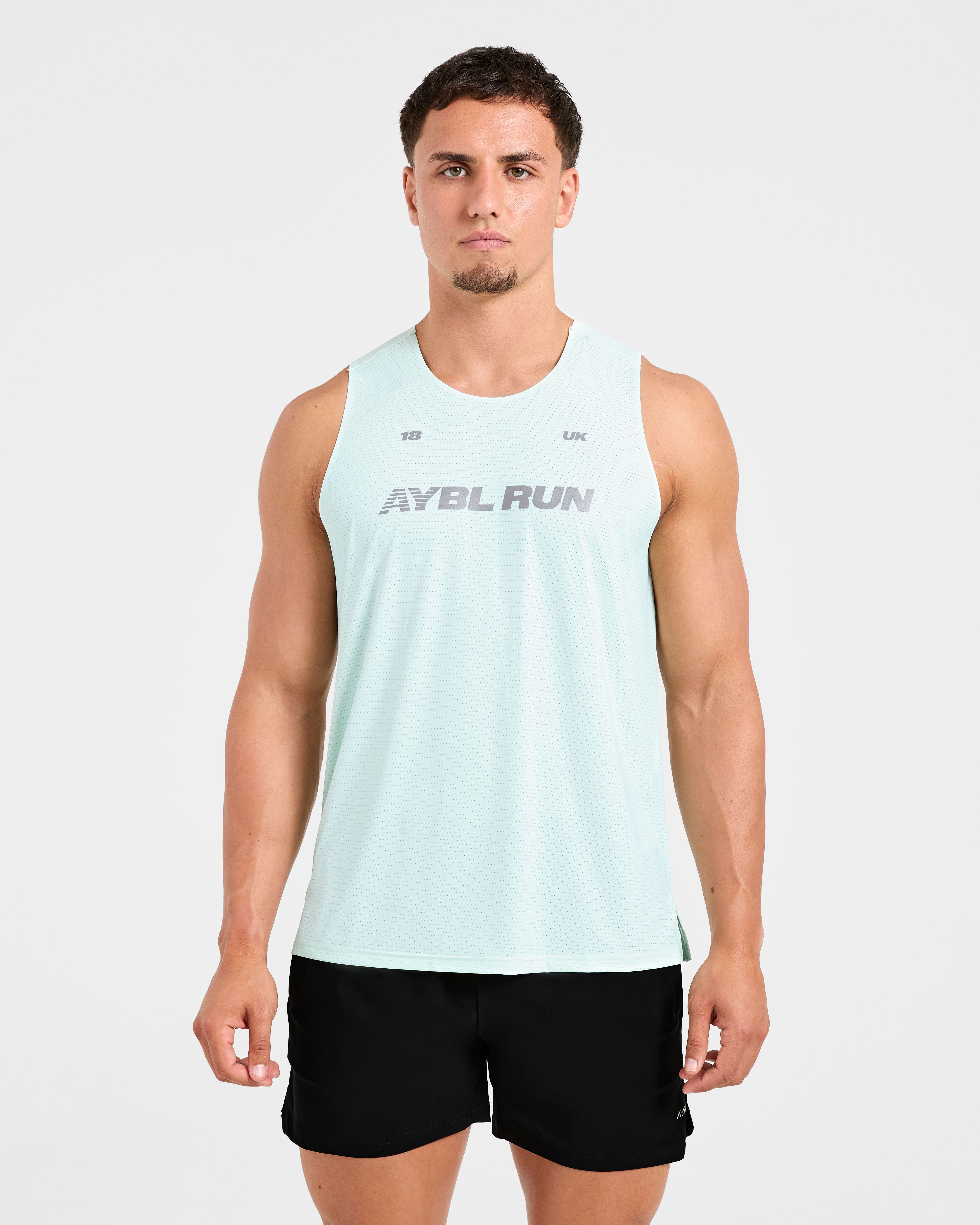 Run Loose Tank - Cool Mint