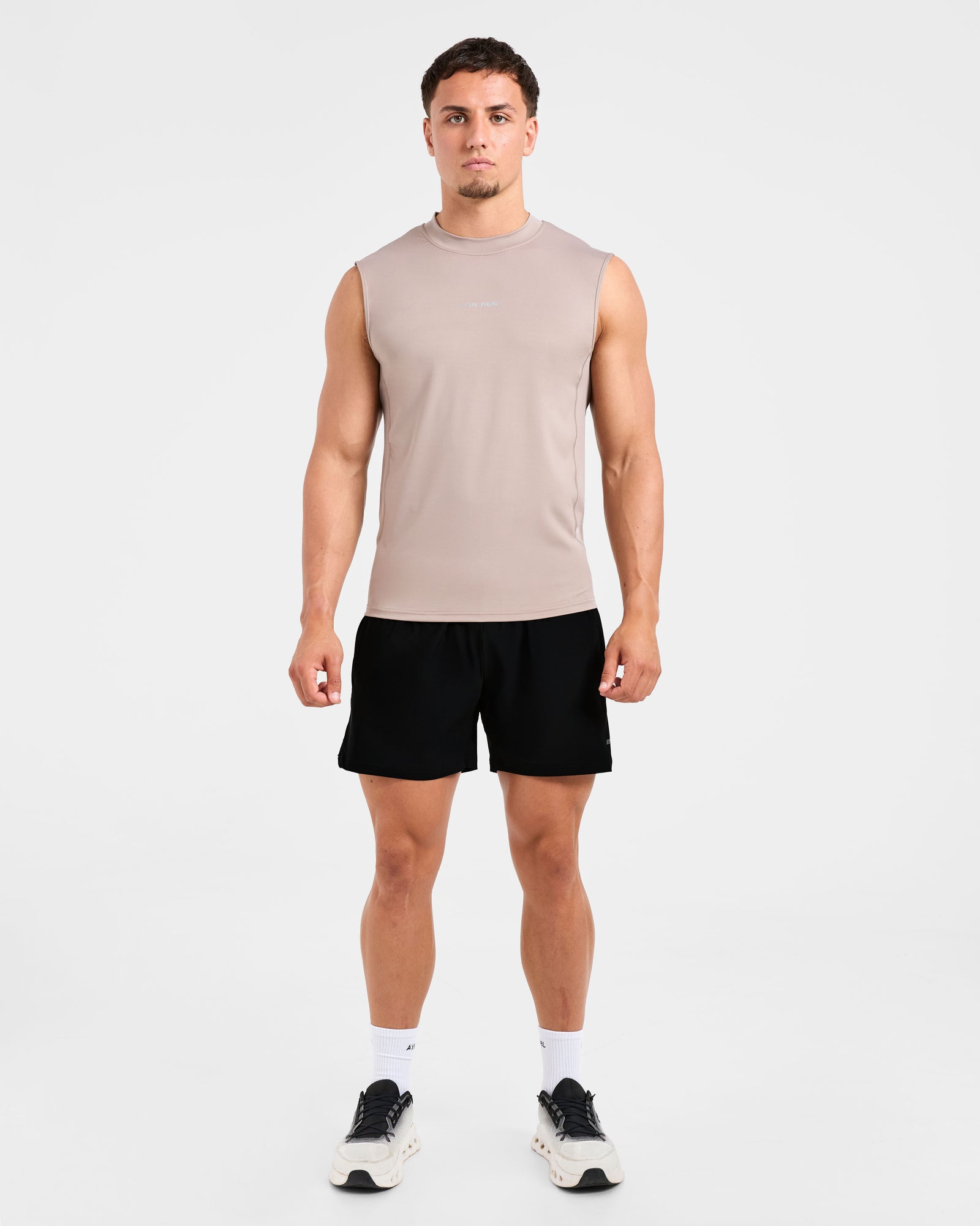 Run Slim Tank - Fossil Taupe