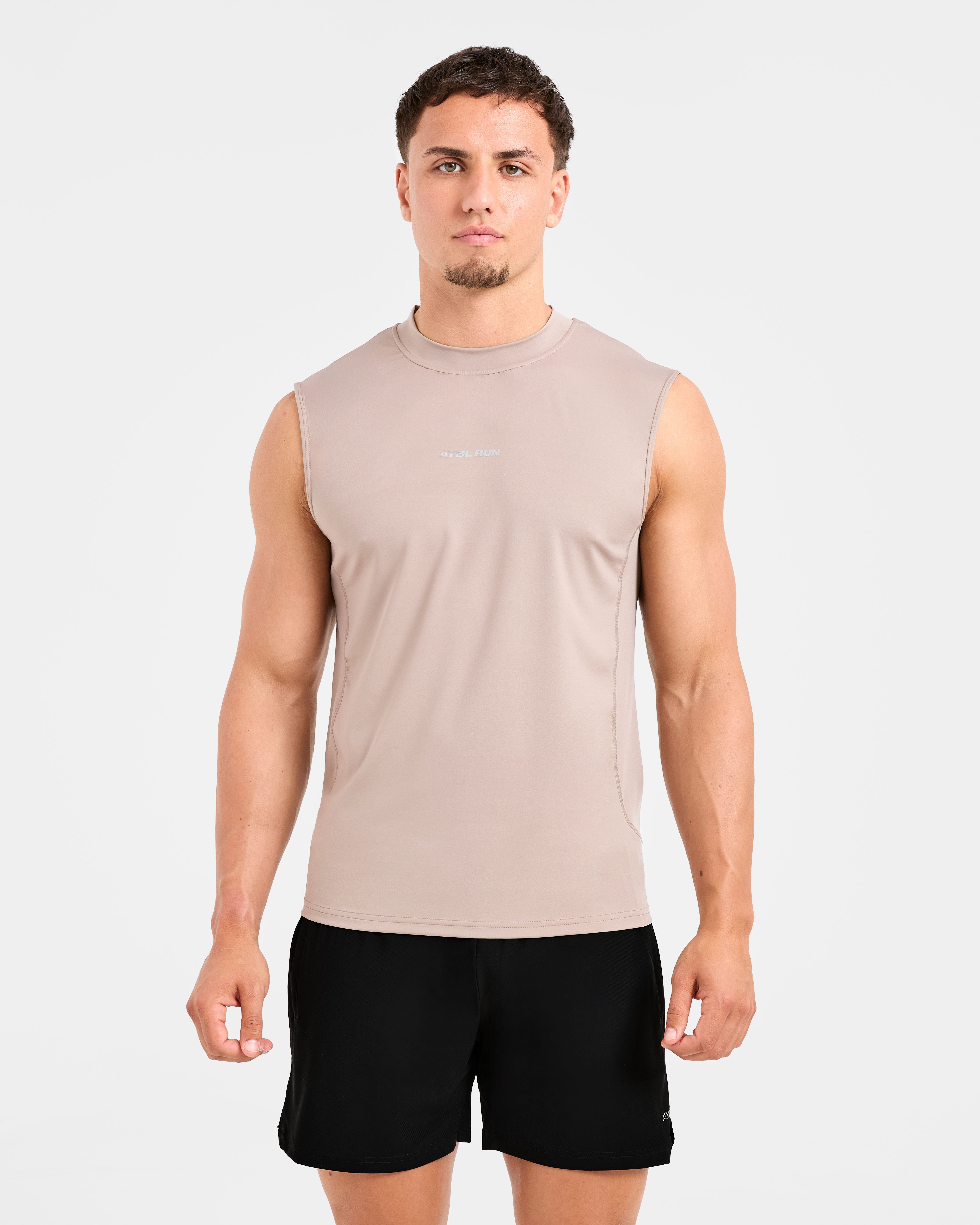 Run Slim Tank - Fossil Taupe