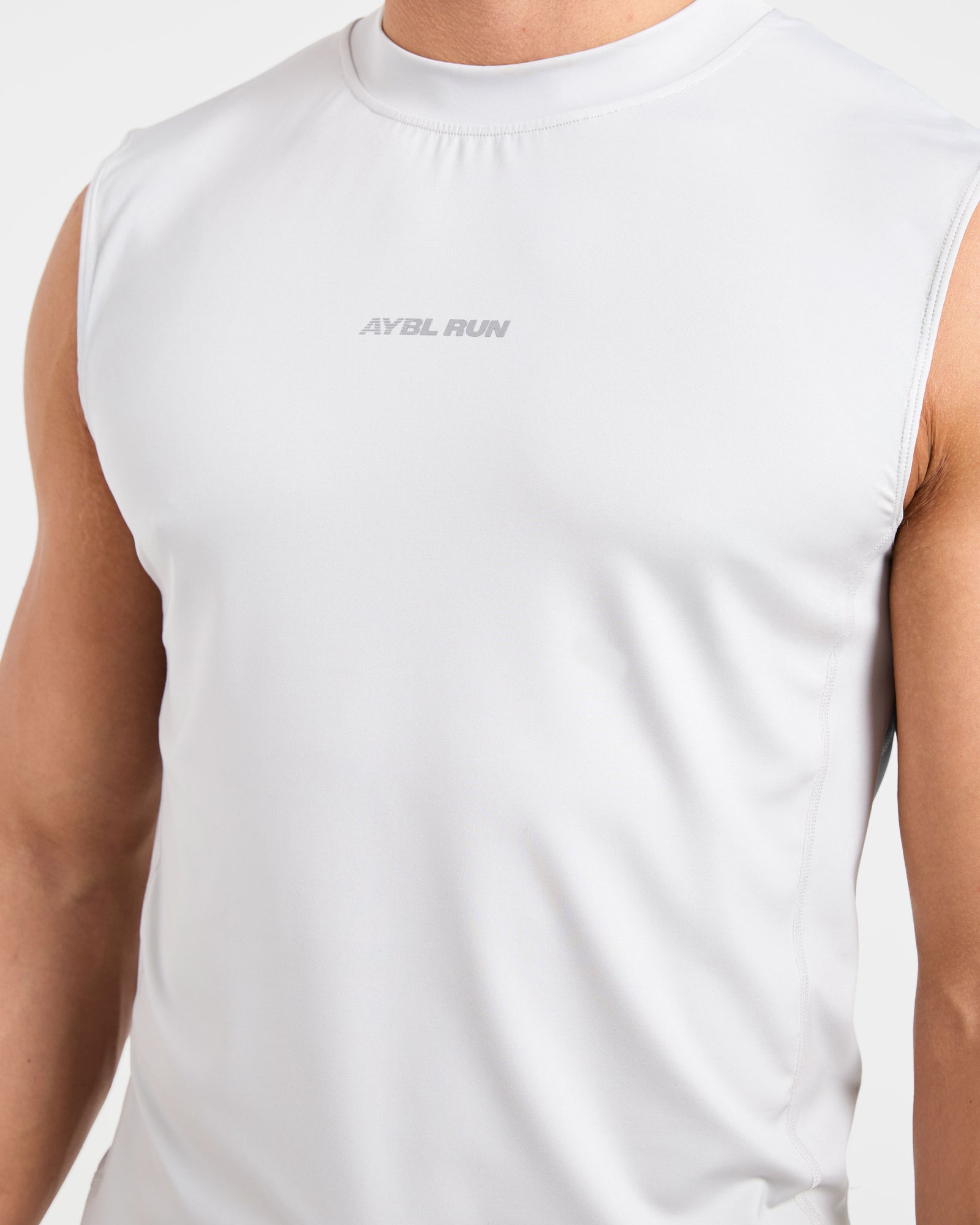 Run Slim Tank - Ice Grey