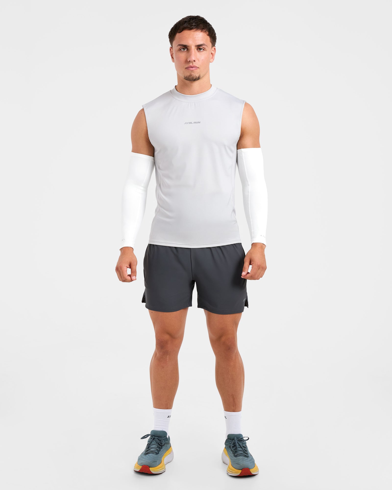 Base Layer Arm Sleeves - White