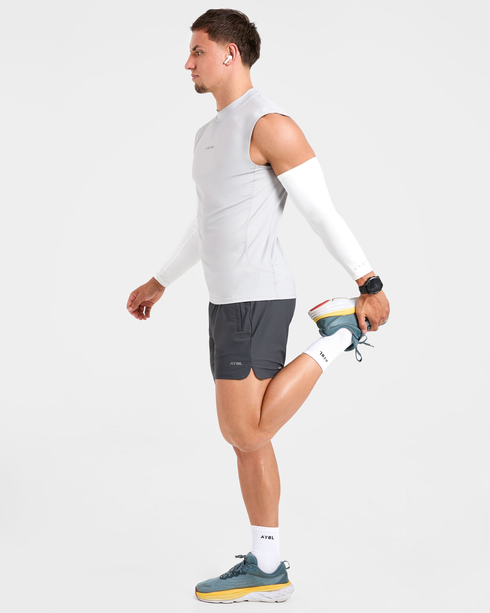 Base Layer Arm Sleeves - White