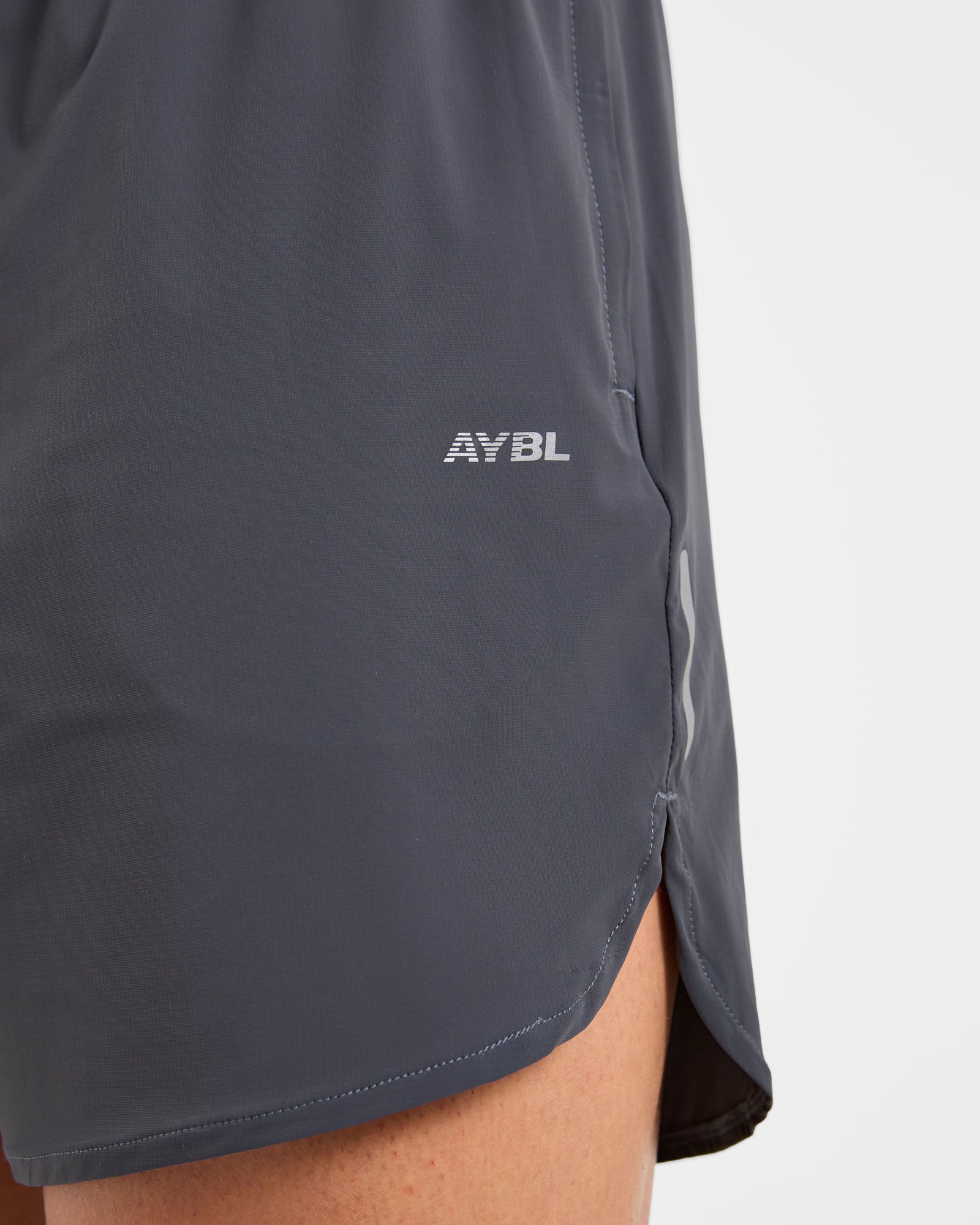 Run Speed Shorts - Hurricane Grey