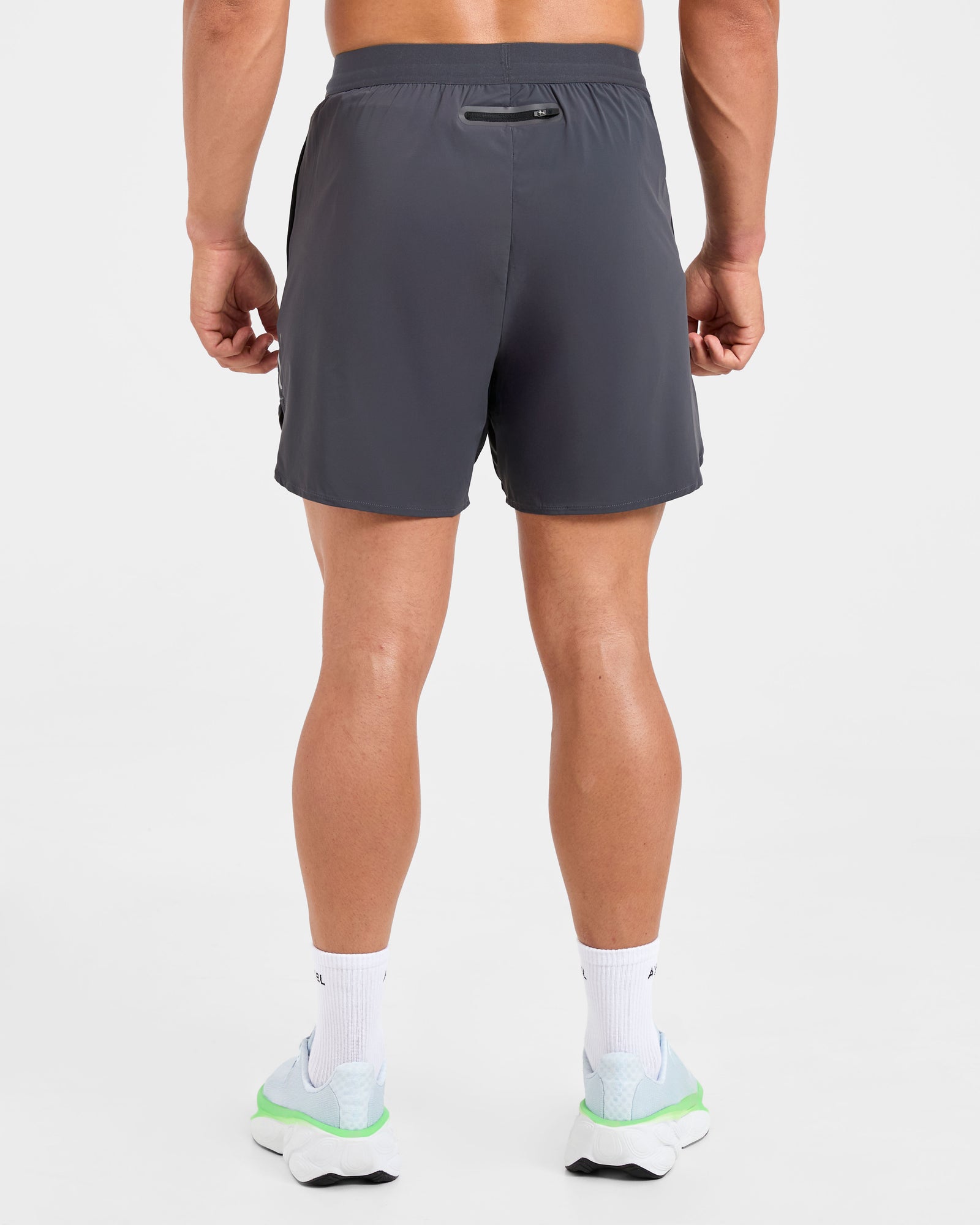 Run Speed Shorts - Hurricane Grey