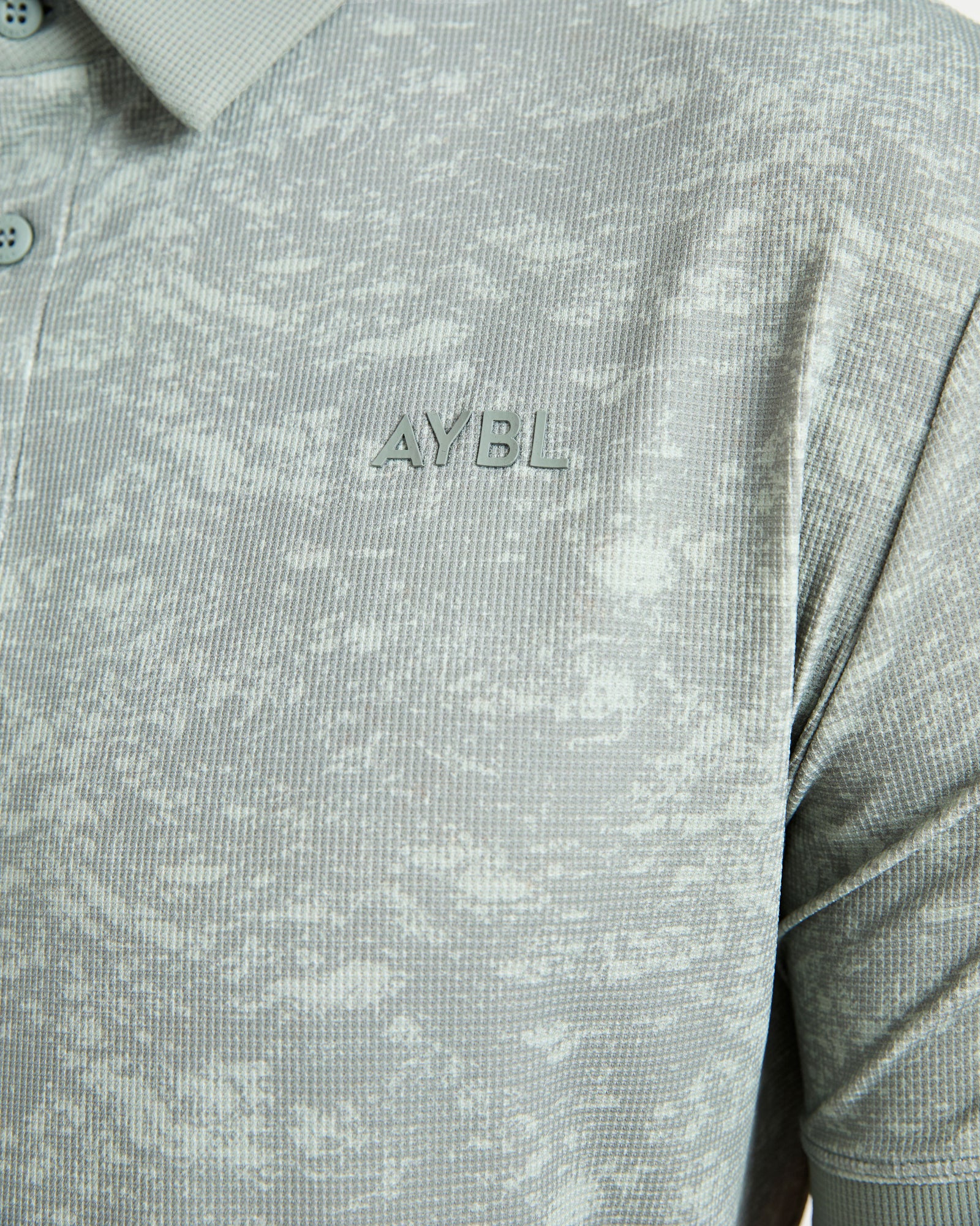 Precision Texture Polo - Deep Washed Sage