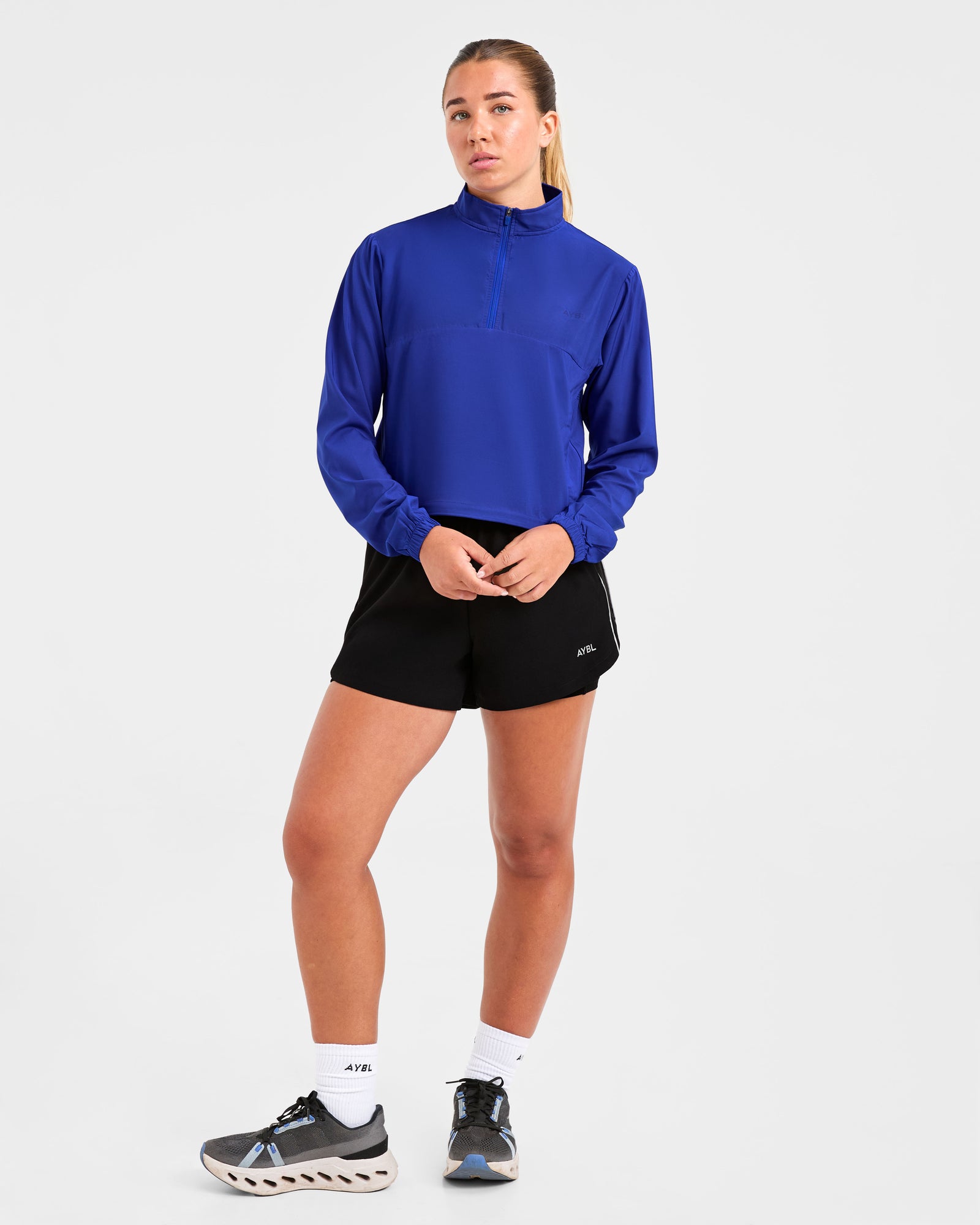 Run 1/2 Zip Jacket - Cobalt