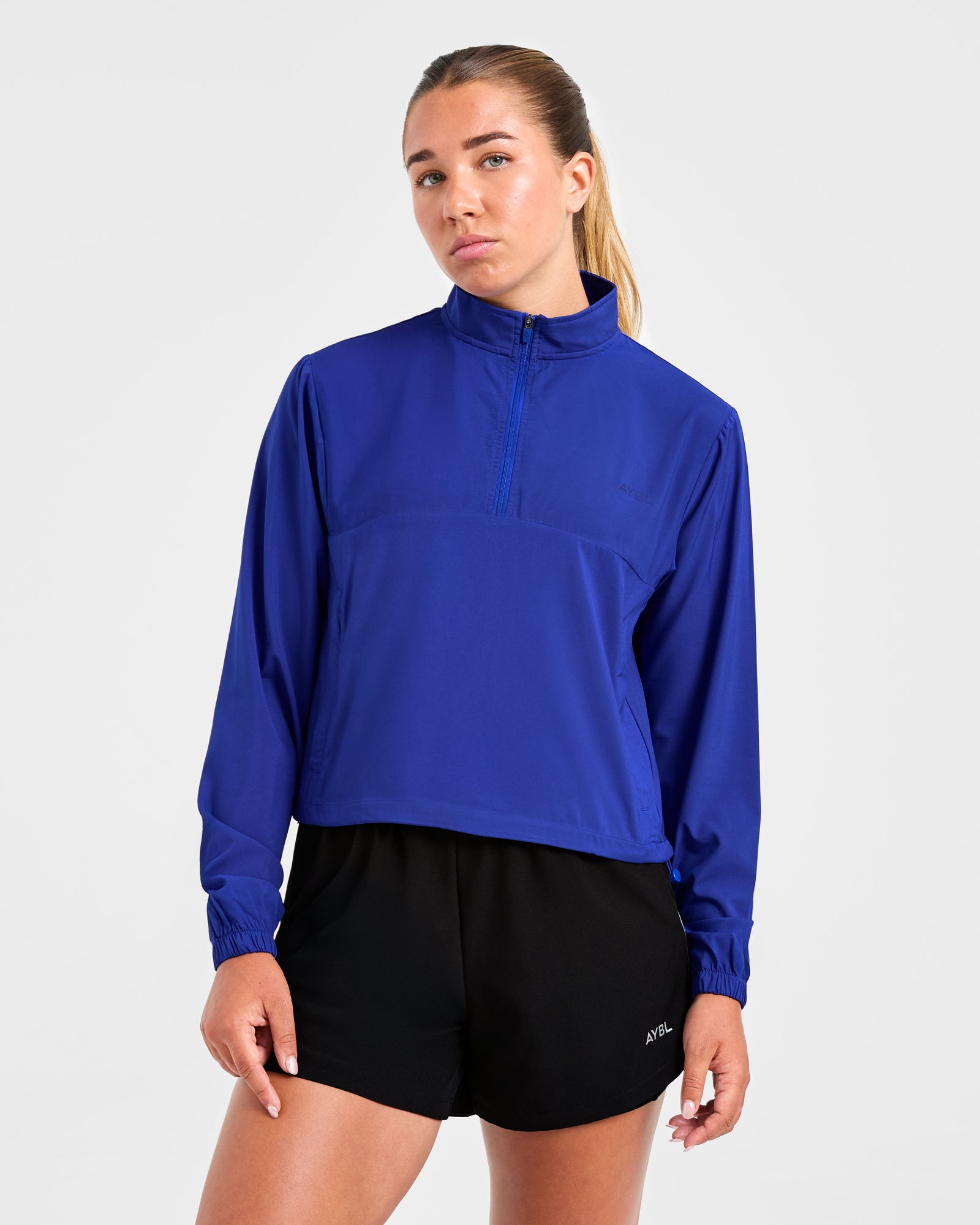 Run 1/2 Zip Jacket - Cobalt