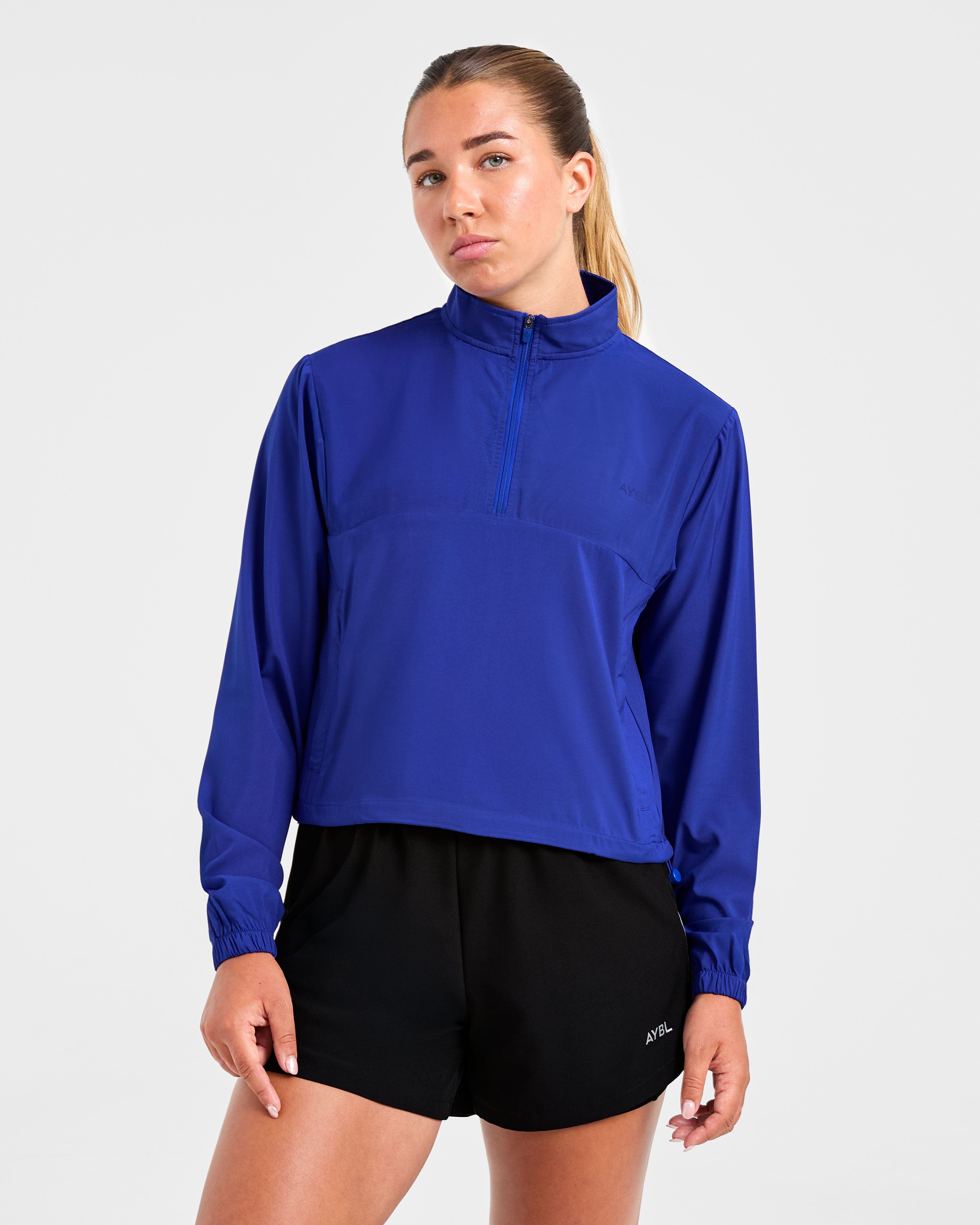 Run 1/2 Zip Jacket - Cobalt