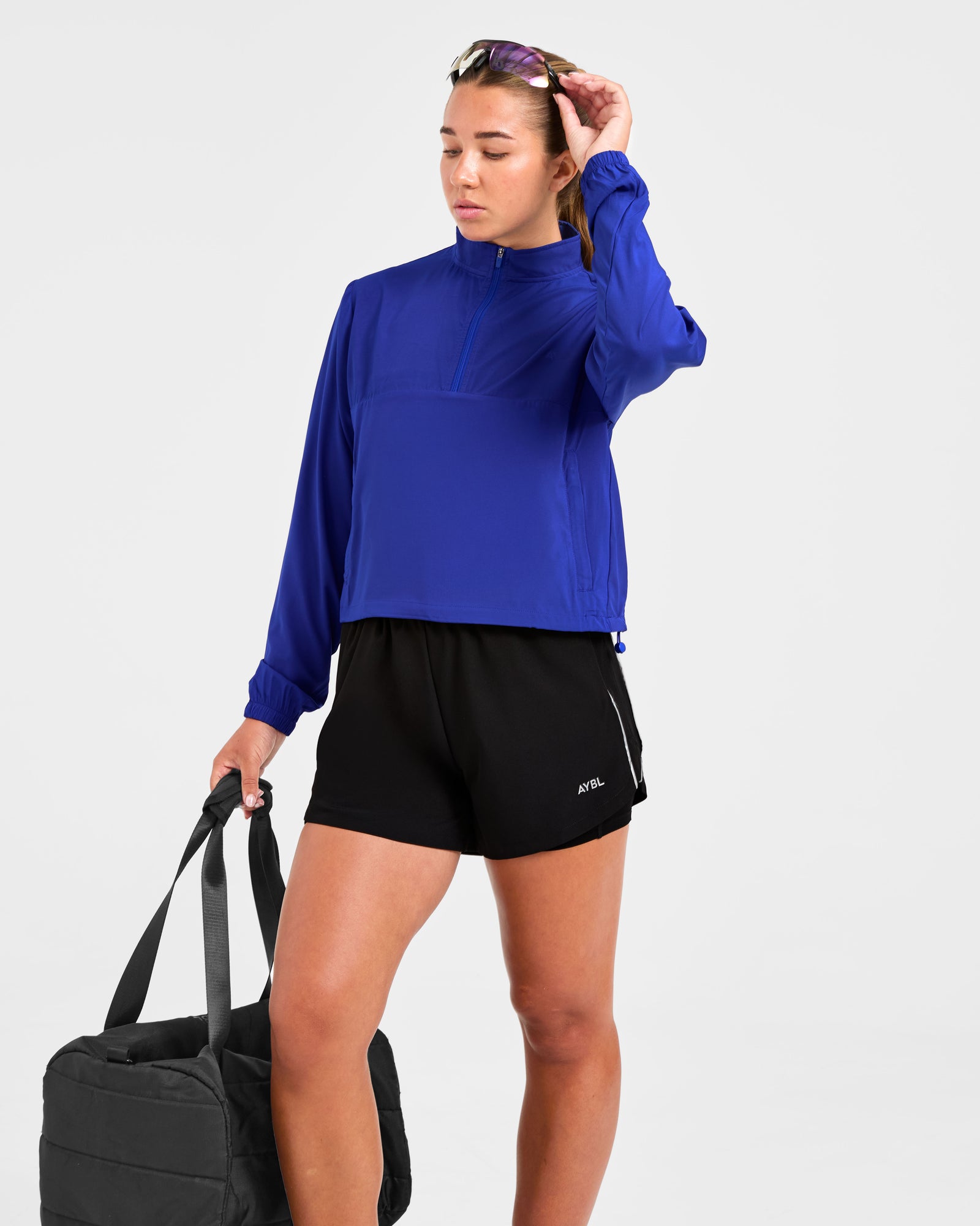 Run 1/2 Zip Jacket - Cobalt