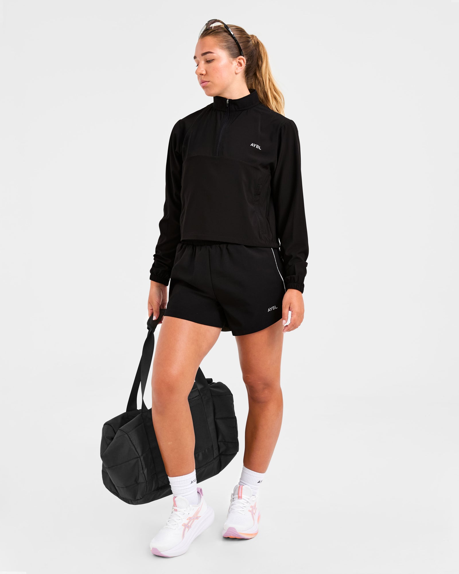 Run 1/2 Zip Jacket - Black