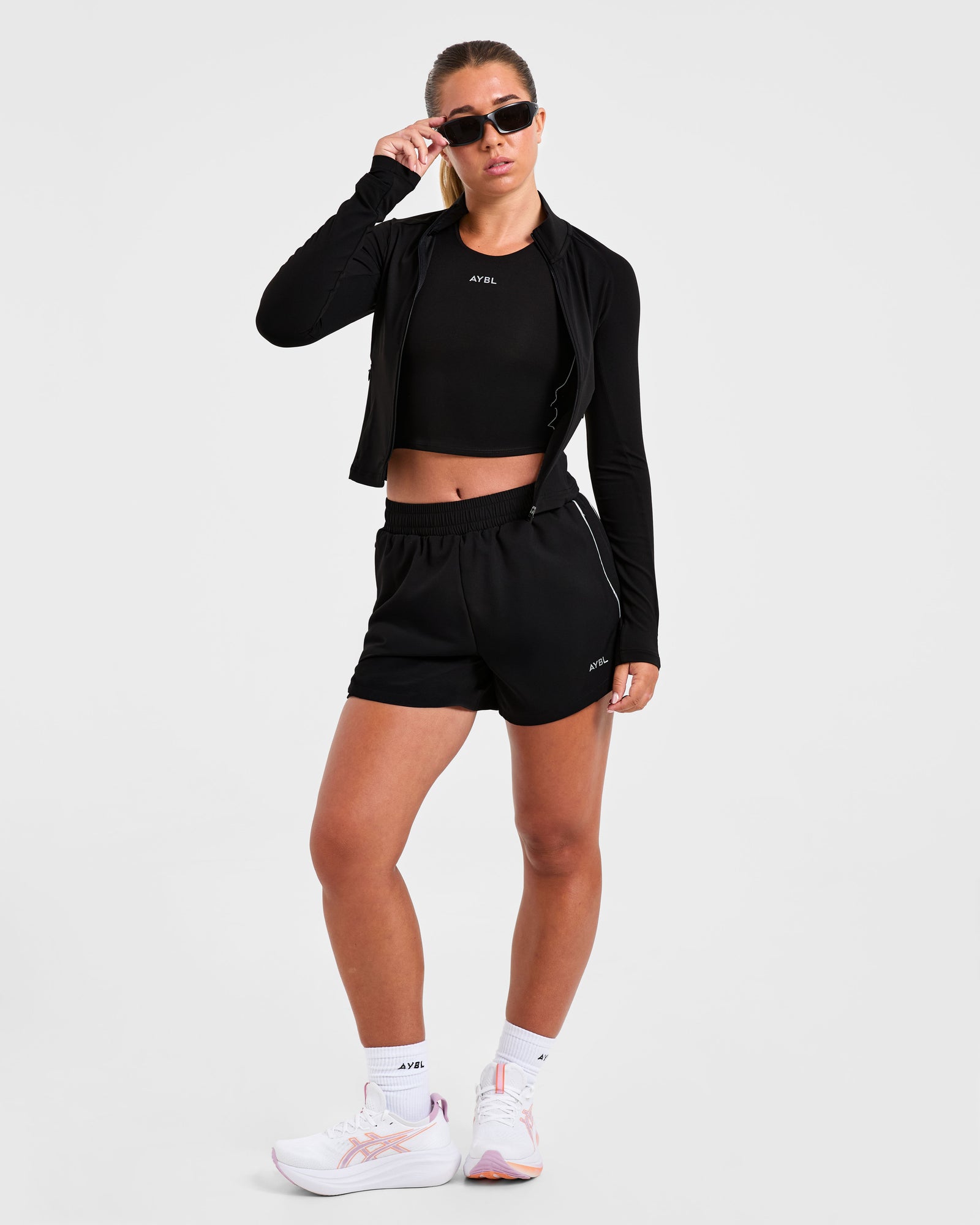 Run Zip Jacket - Black