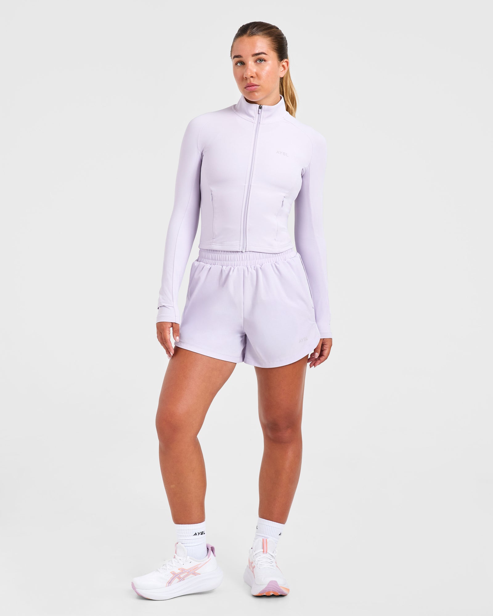 Run Zip Jacket - Ice Lilac