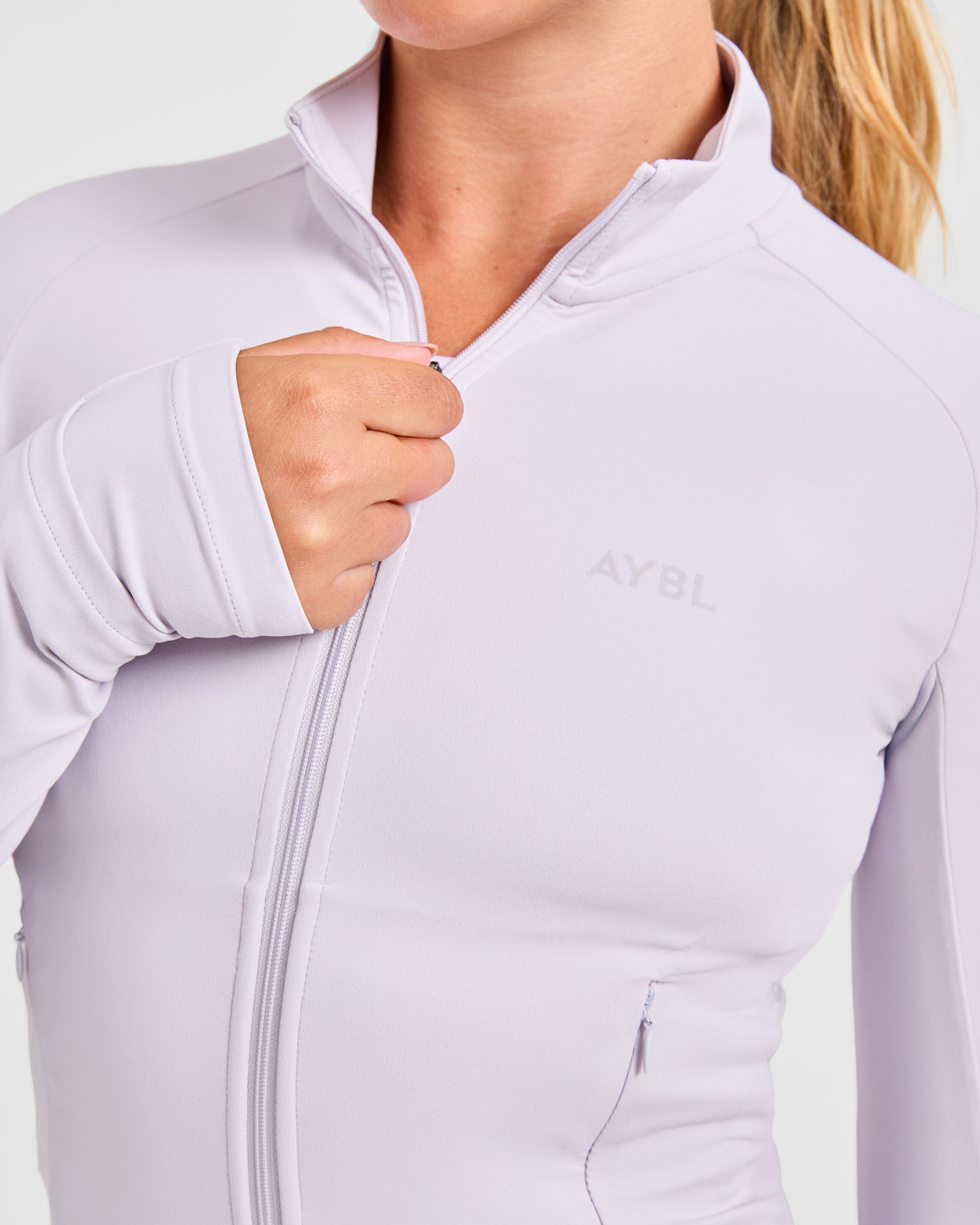 Run Zip Jacket - Ice Lilac