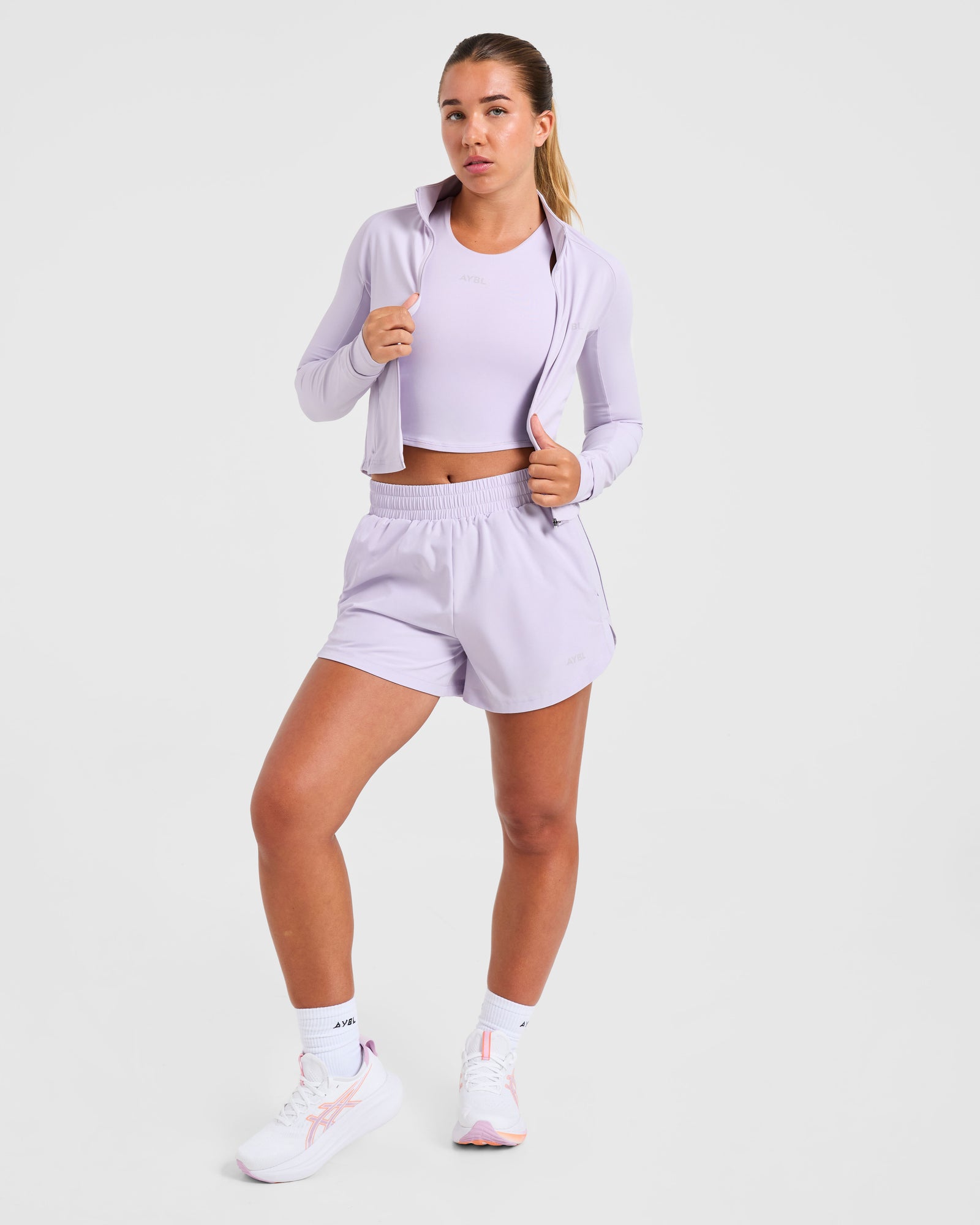 Run Zip Jacket - Ice Lilac