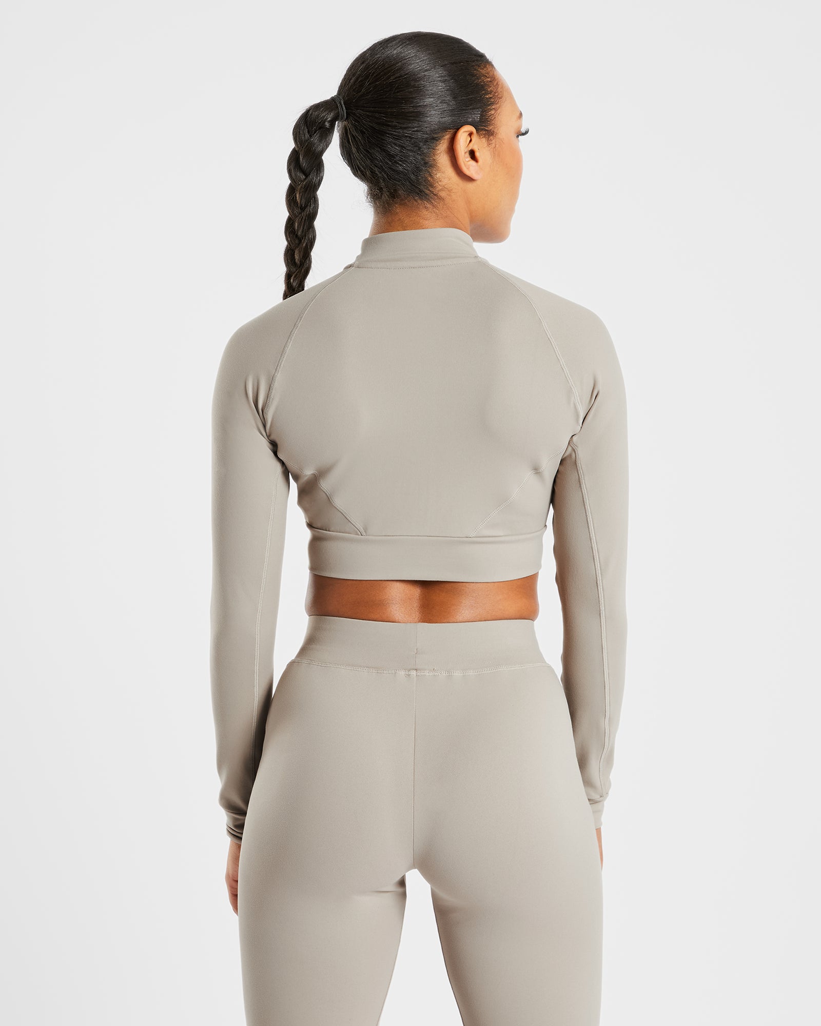 Simplicity Crop Jacket - Taupe
