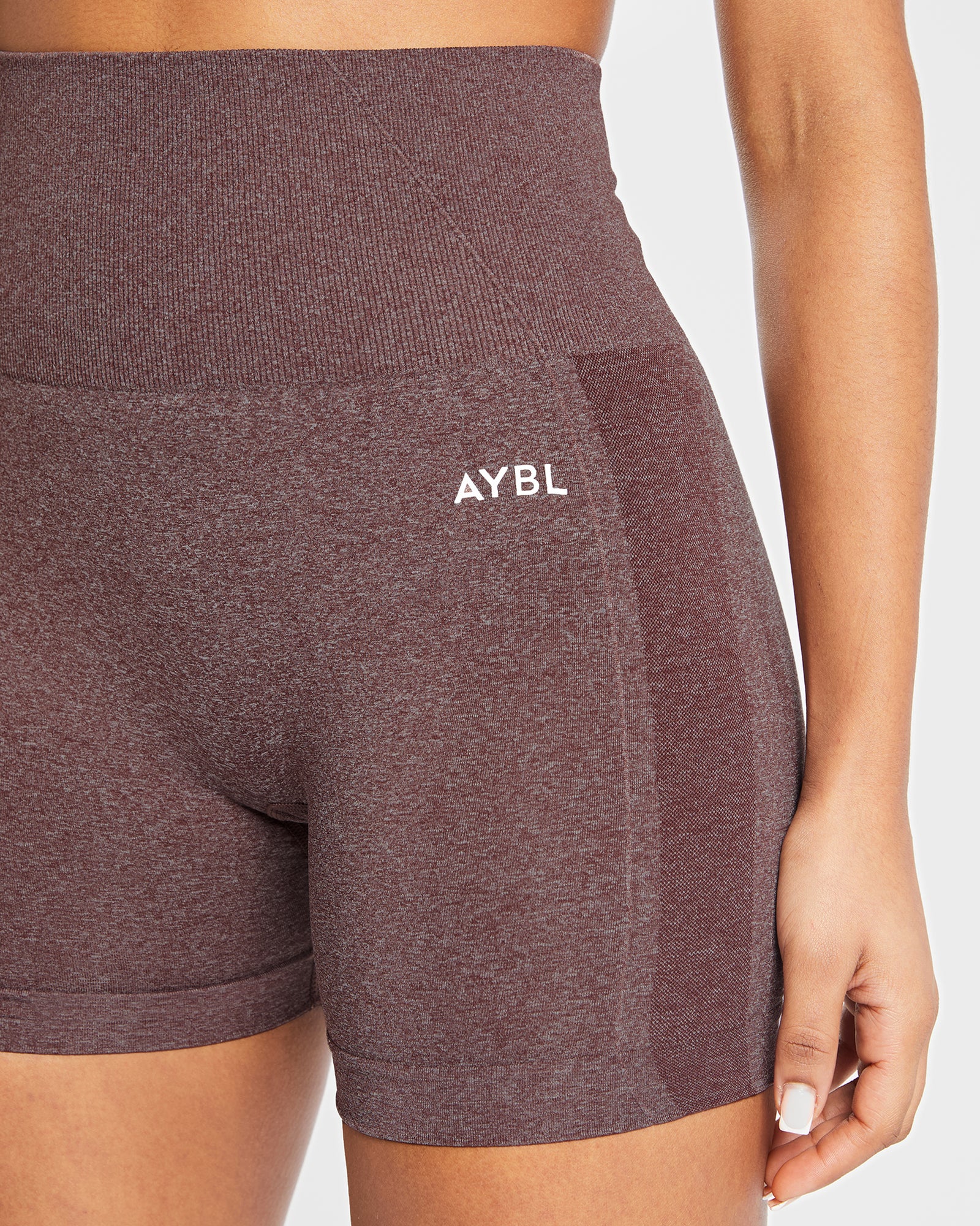 Empower Seamless Shorts - Brown Marl - aybldev