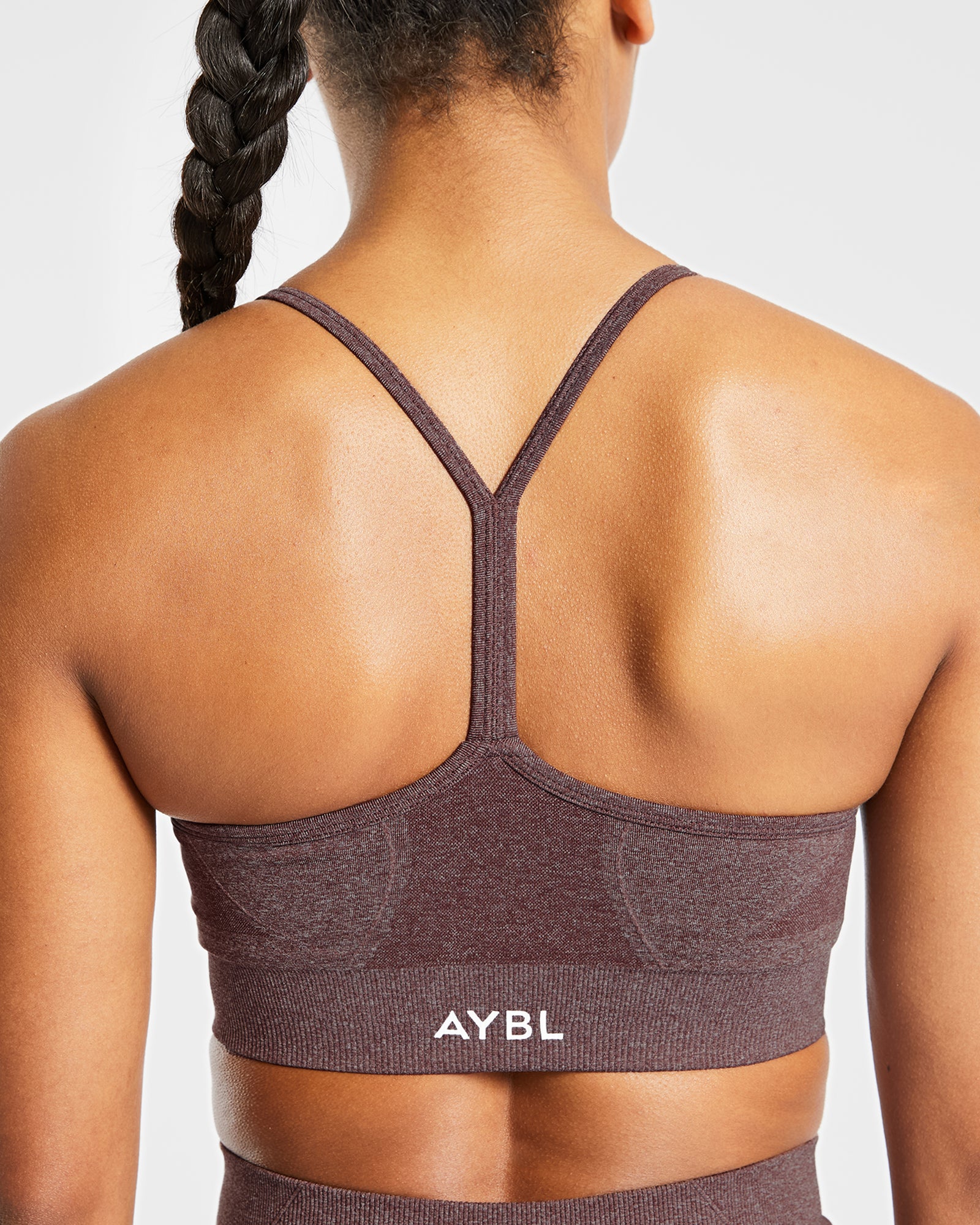 Empower Seamless Sports Bra - Brown Marl - aybldev
