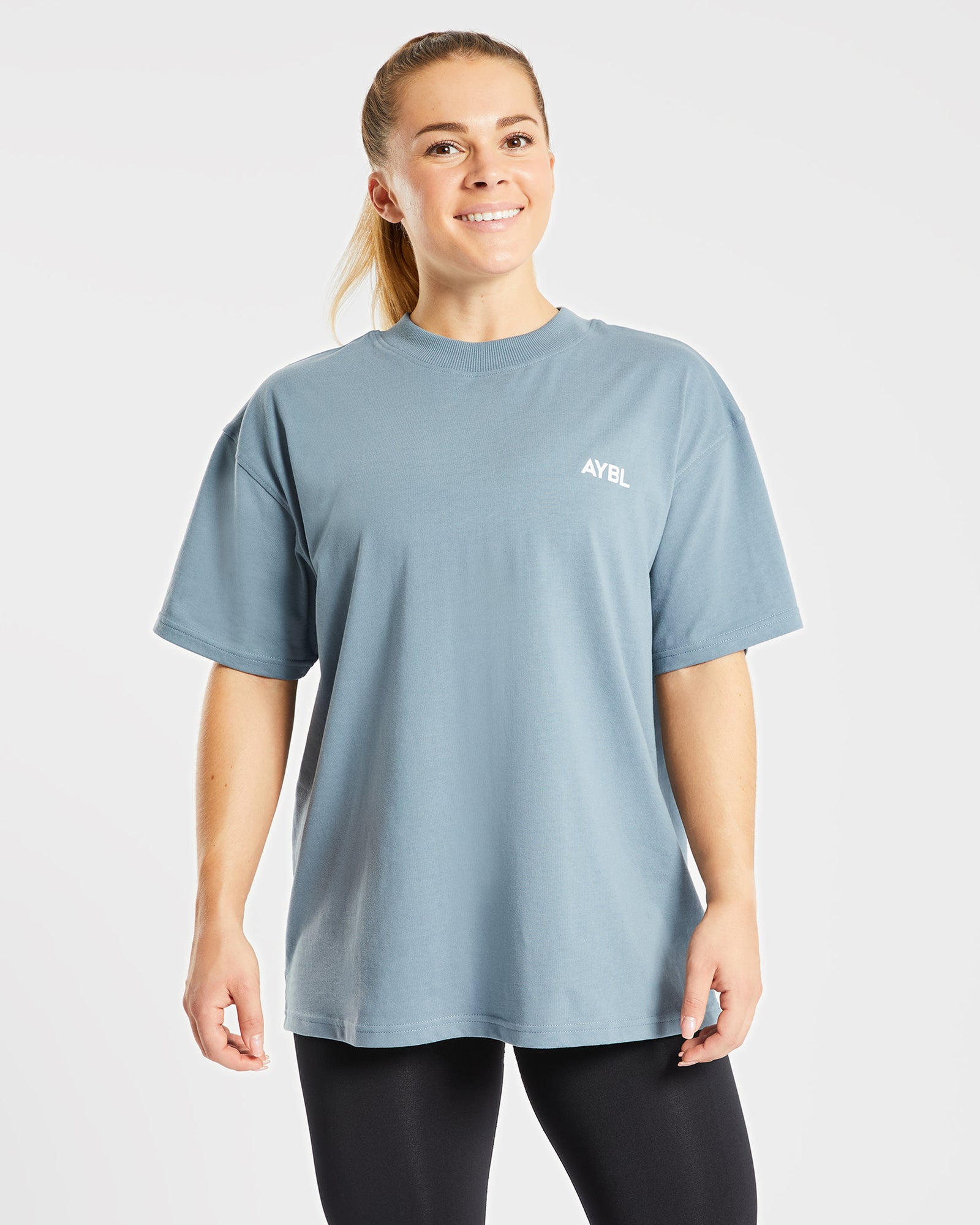 AYBL Club Oversized T Shirt - Vintage Blue