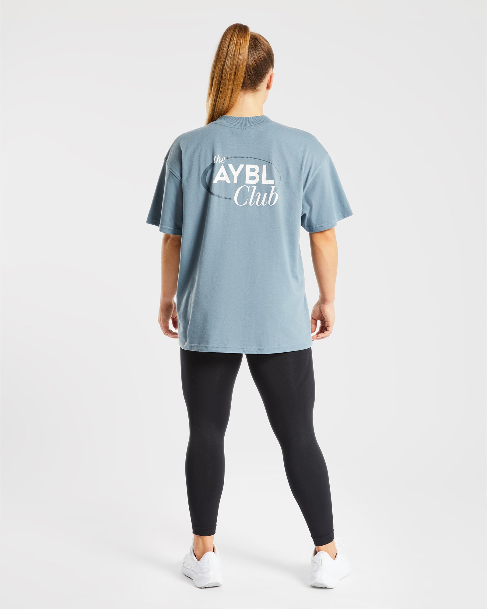 AYBL Club Oversized T Shirt - Vintage Blue