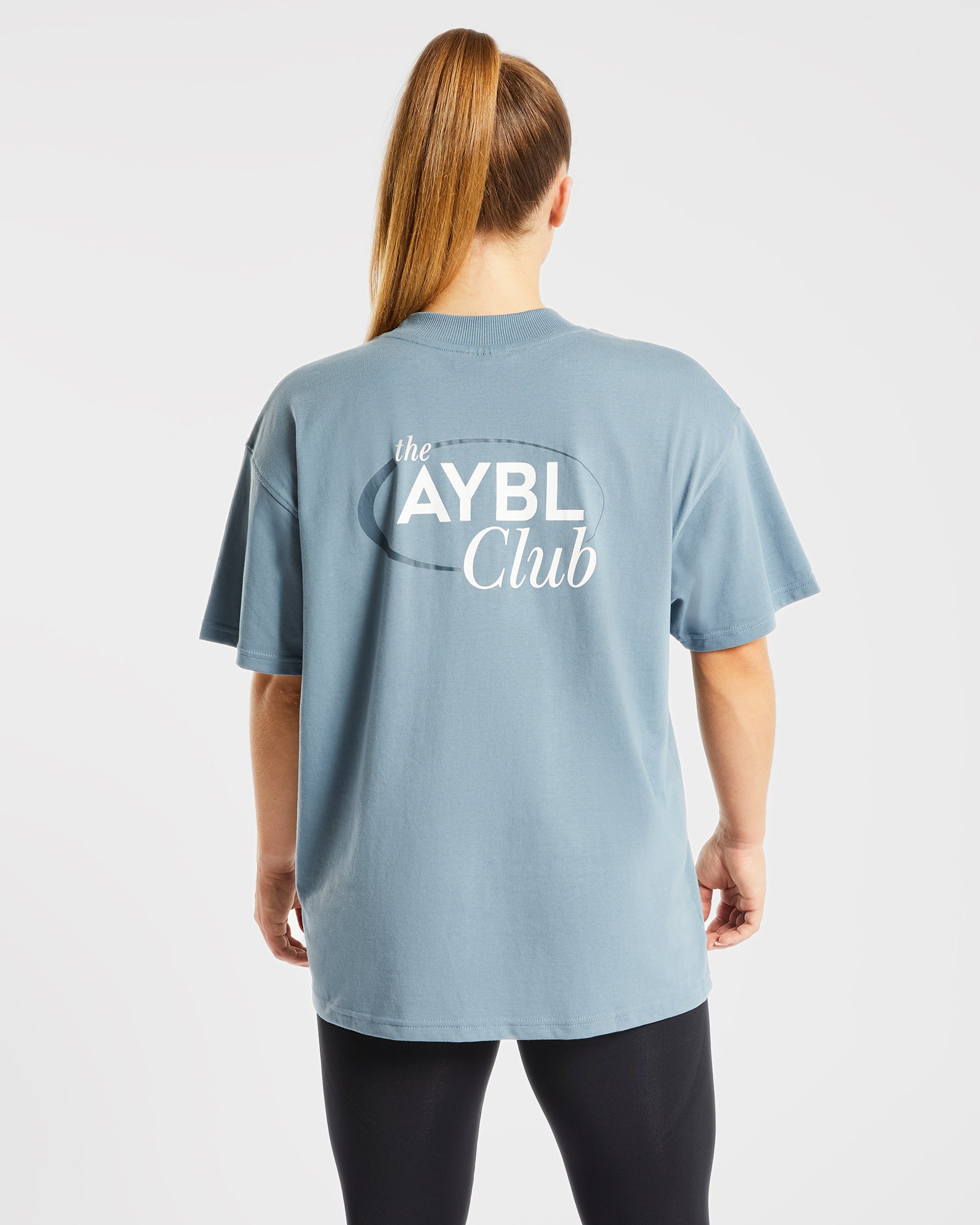 AYBL Club Oversized T Shirt - Vintage Blue
